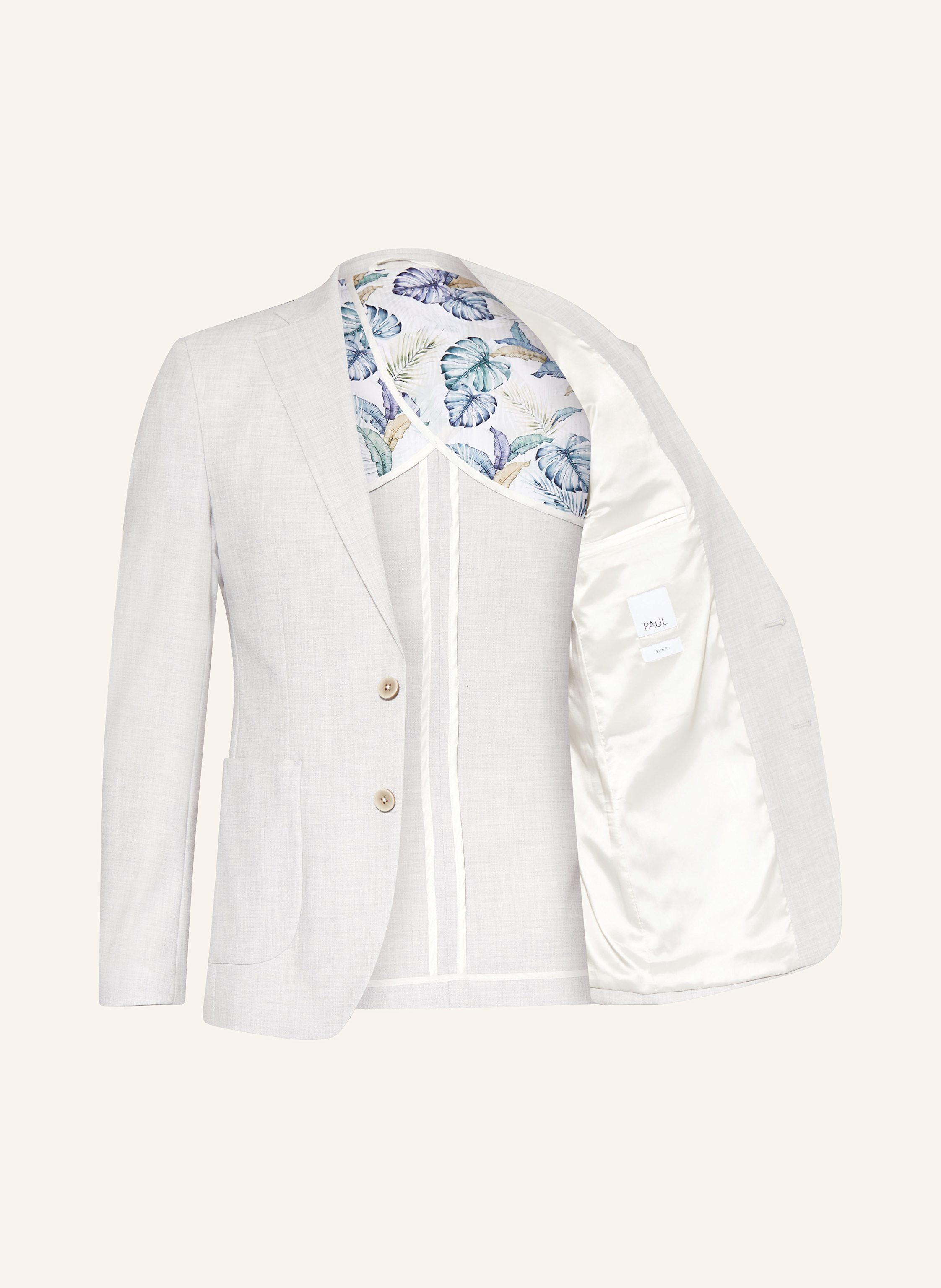 Thumbnail - Paul Anzugsakko Slim Fit grau