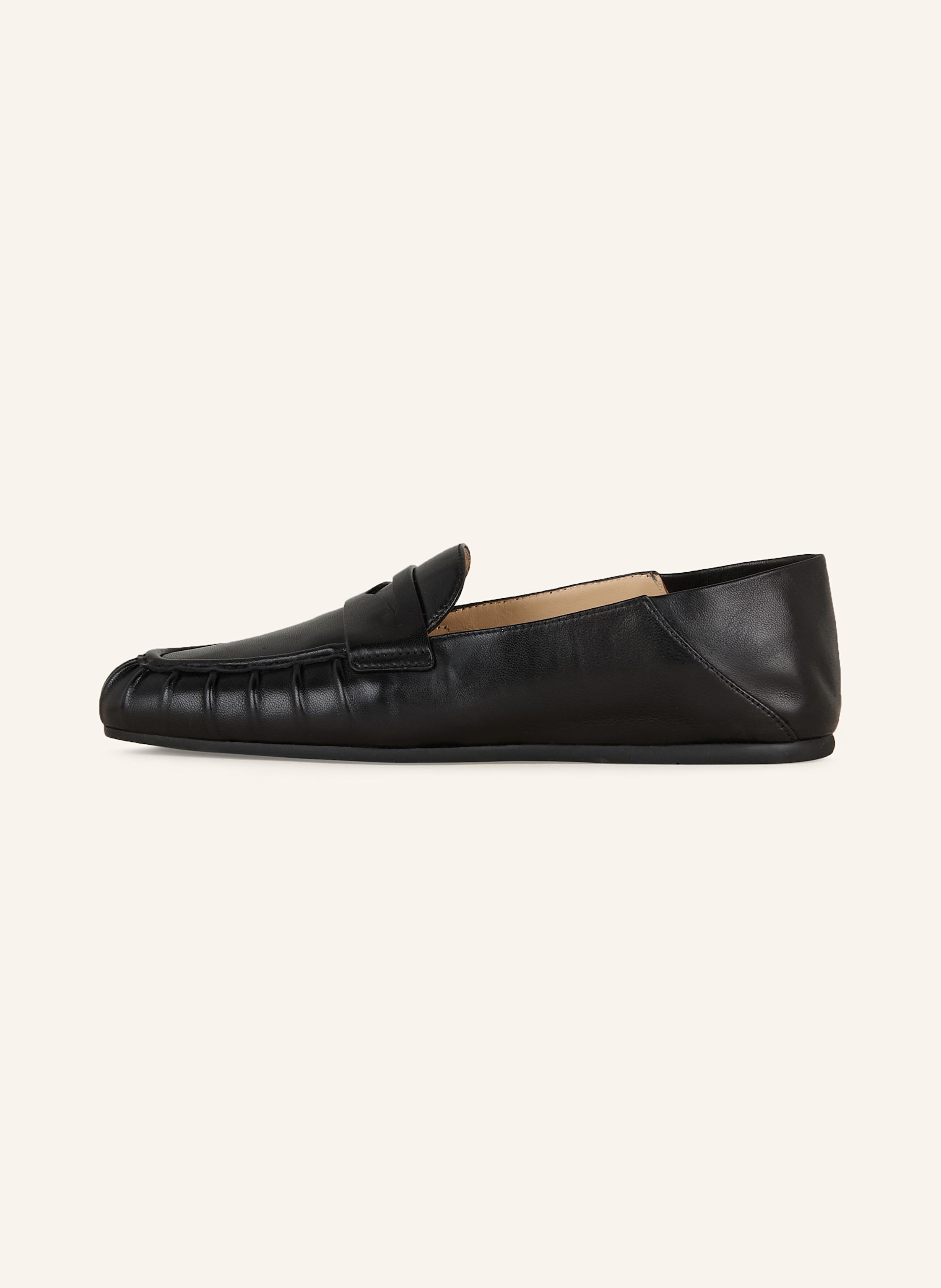 Thumbnail - Stuart Weitzman Penny-Loafer Brooks schwarz