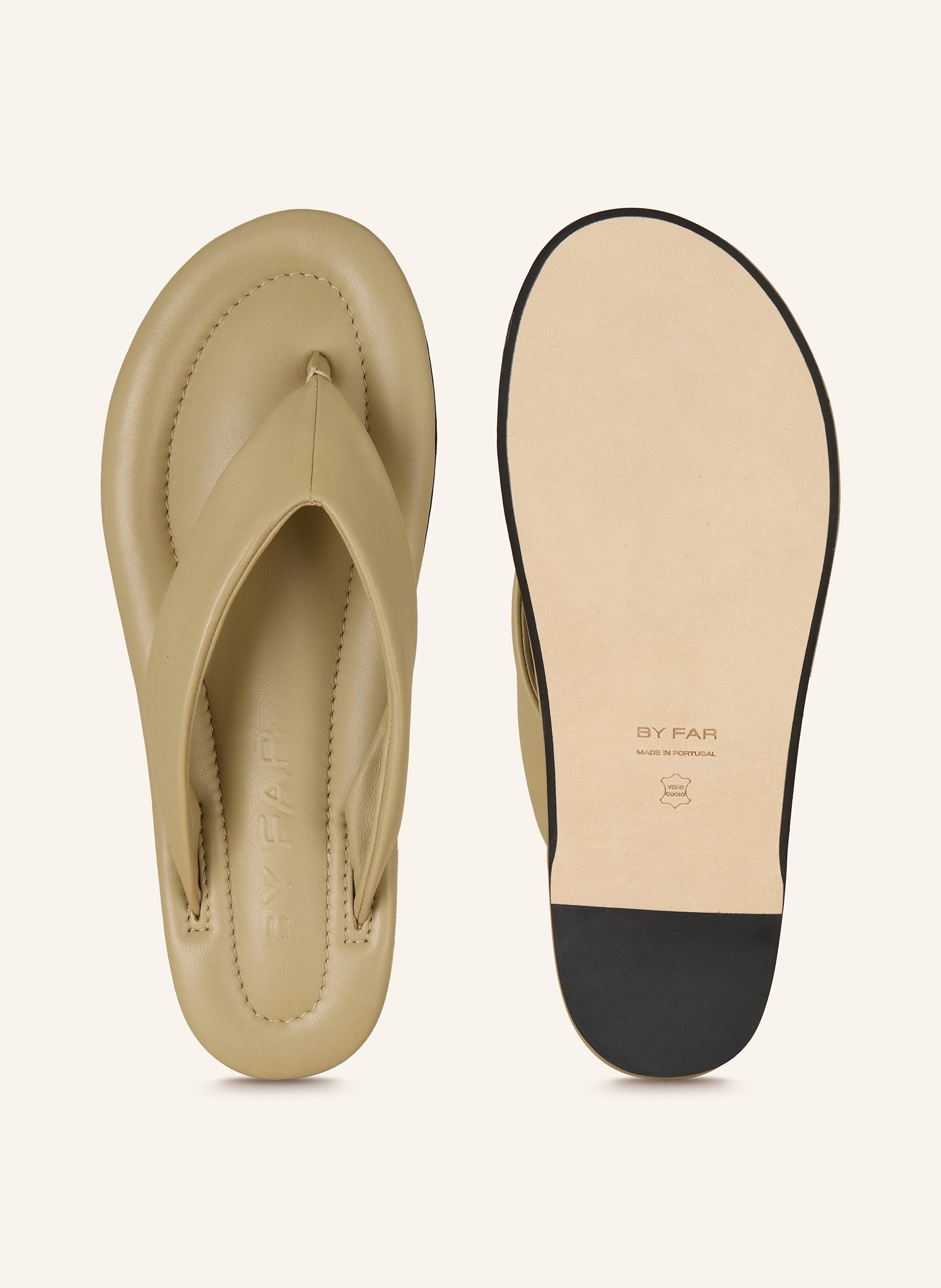 Thumbnail - By Far Zehentrenner Dasha beige