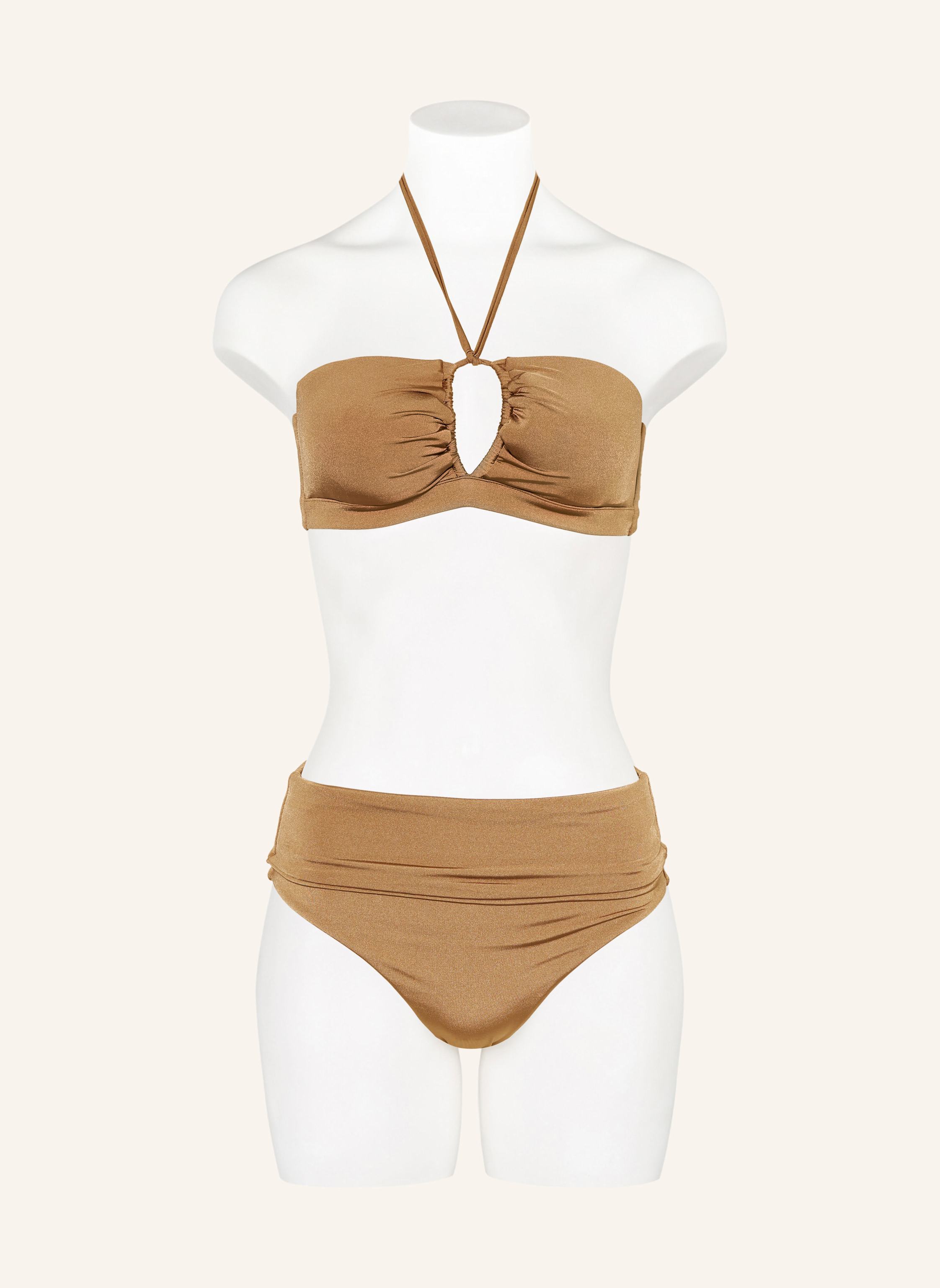 Thumbnail - Max Mara Beachwear High-Waist-Bikini-Hose Salli braun
