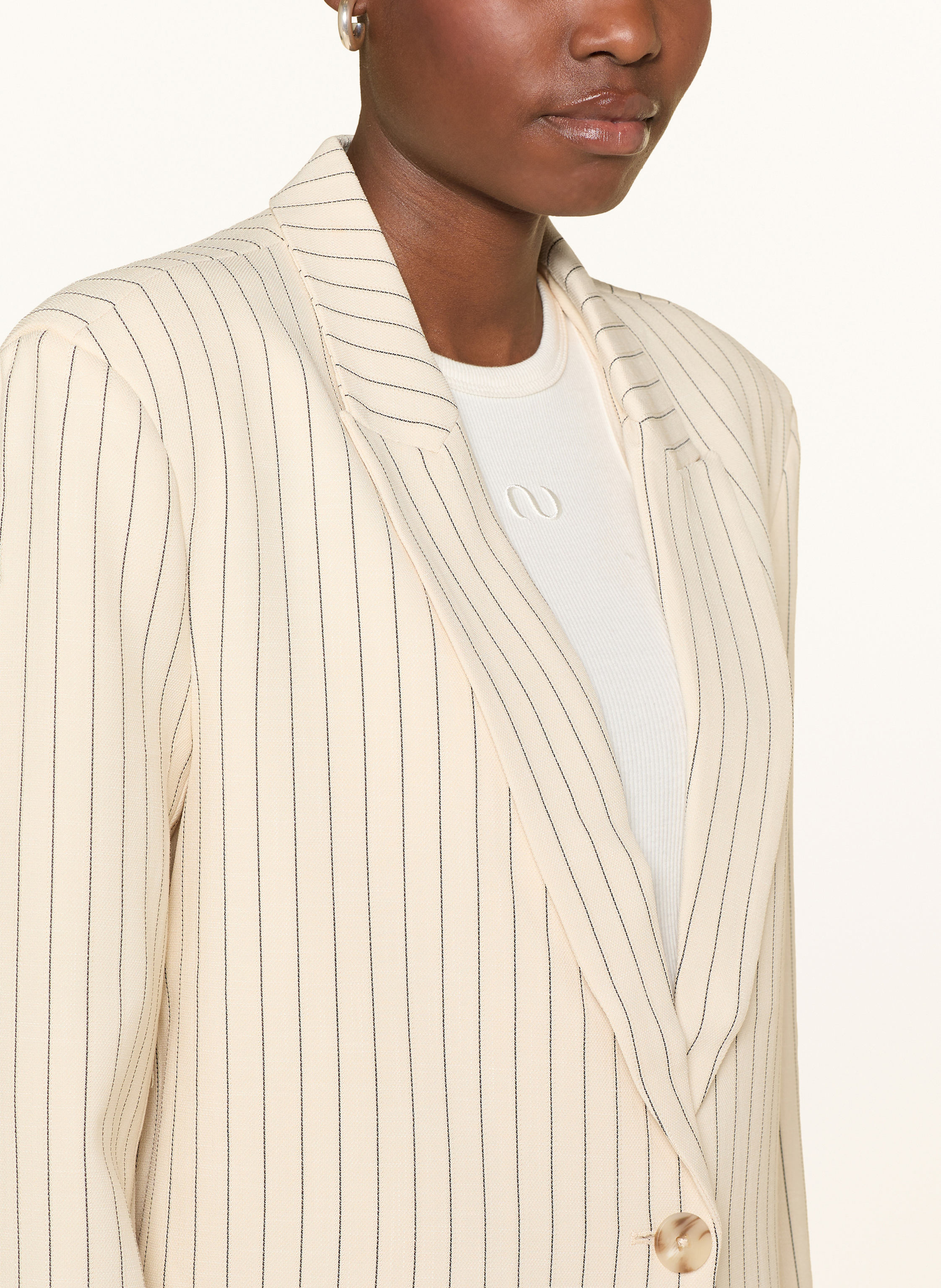 Thumbnail - Leger Studio Longblazer Elaine weiss