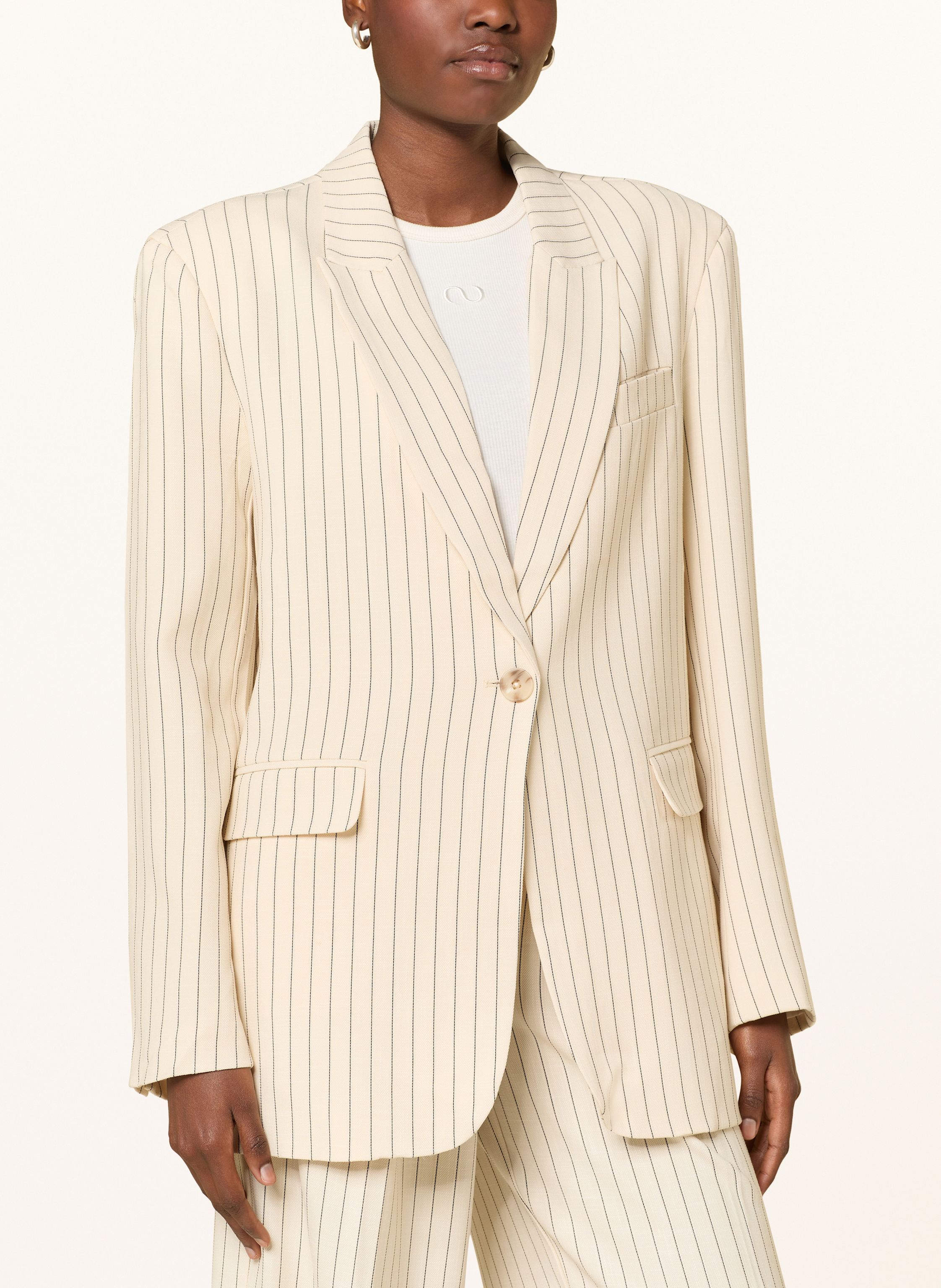 Thumbnail - Leger Studio Longblazer Elaine weiss