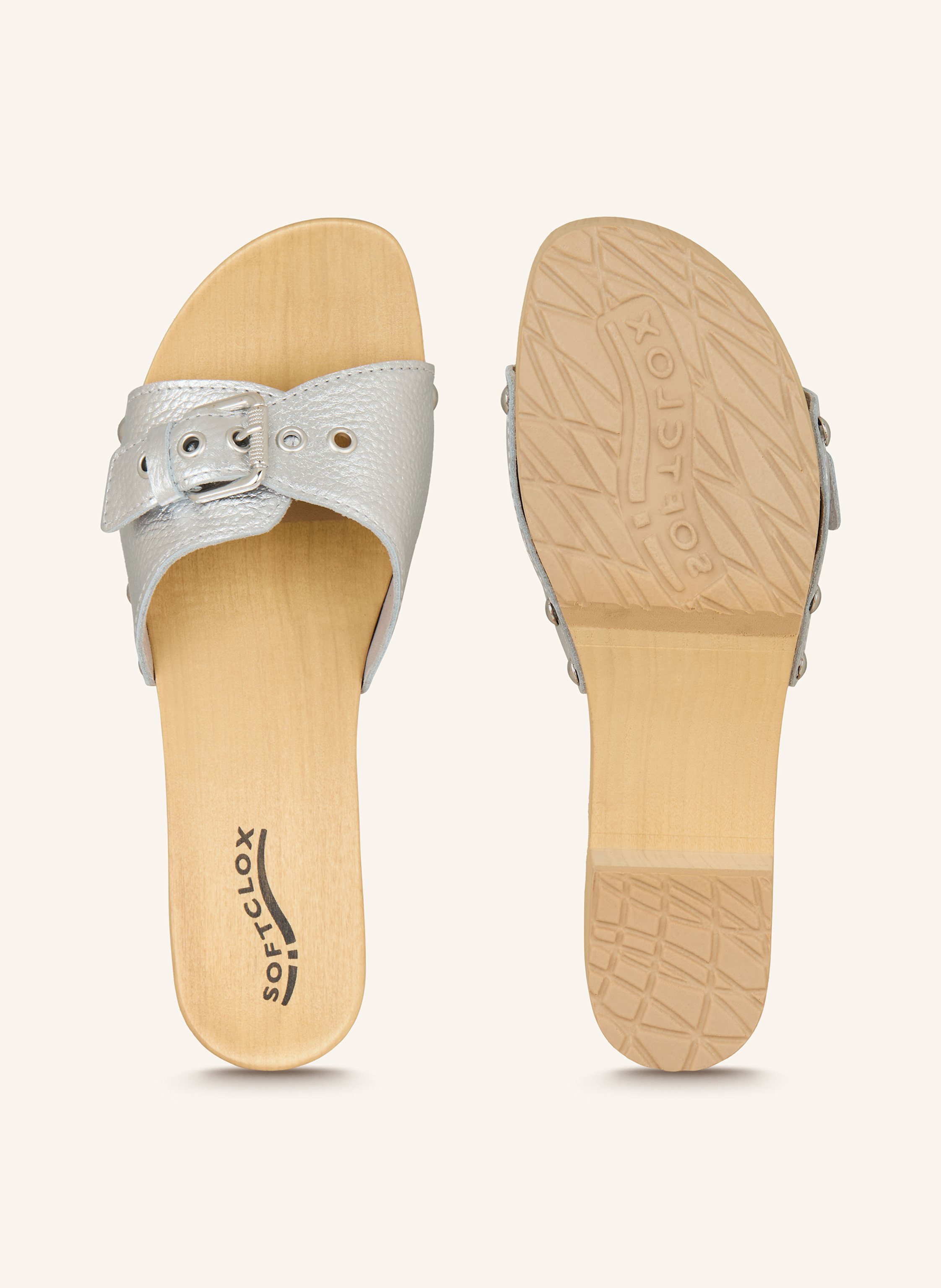 Thumbnail - Softclox Clogs Pixie silber