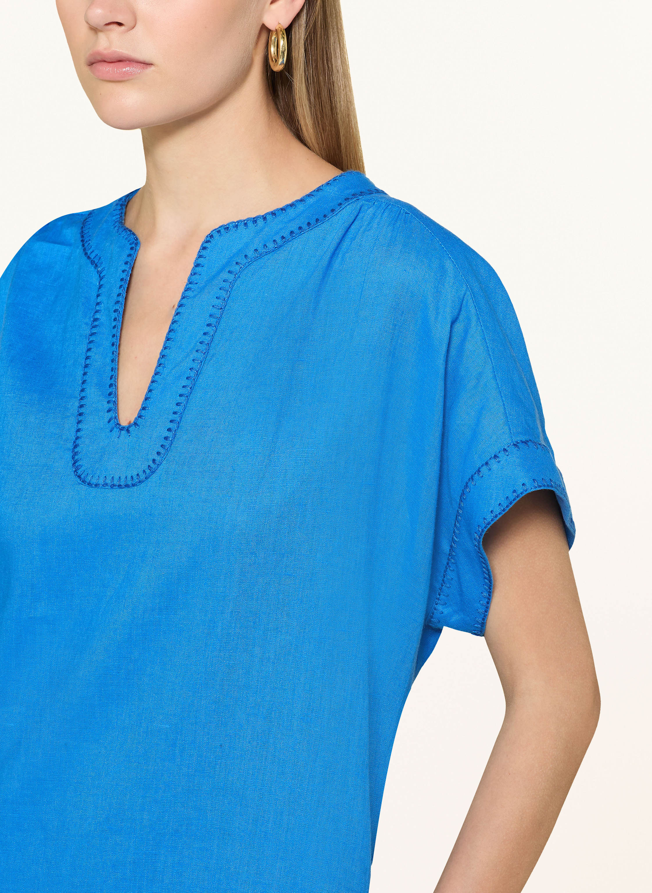 Thumbnail - Angoor Leinenkleid Gene blau