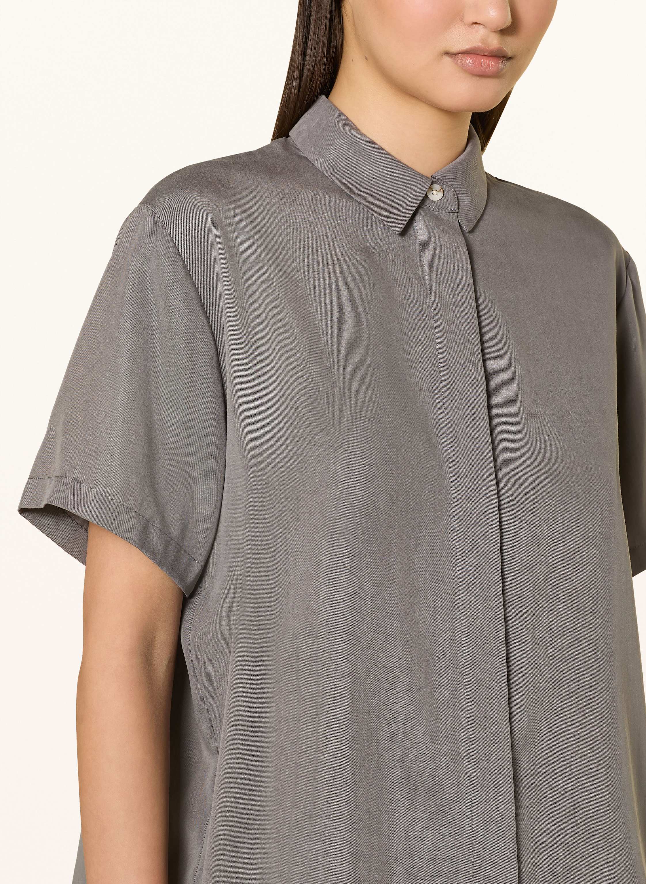 Thumbnail - Samsøe  Samsøe Hemdbluse Mina grau