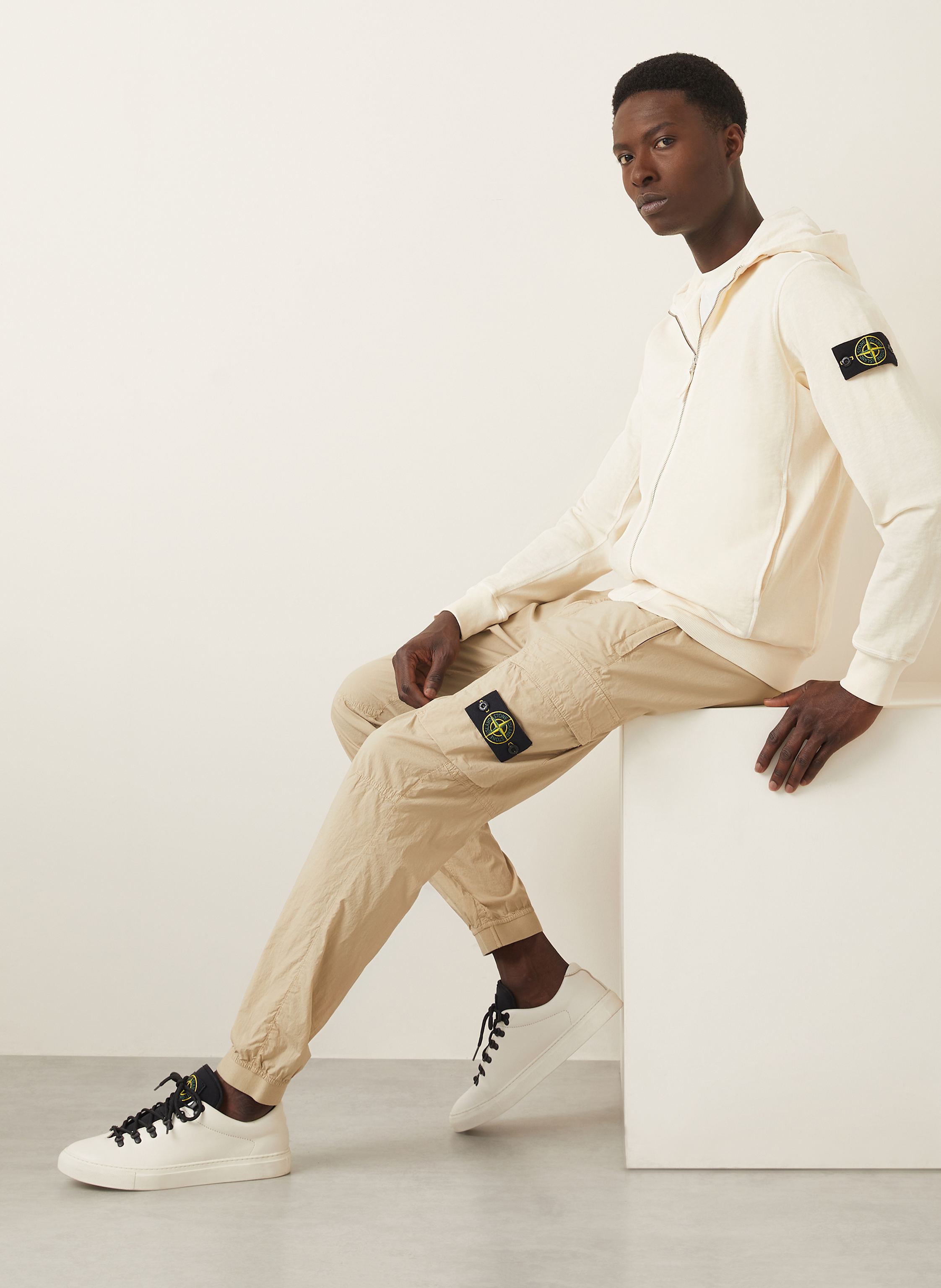 Thumbnail - Stone Island Sweatjacke weiss