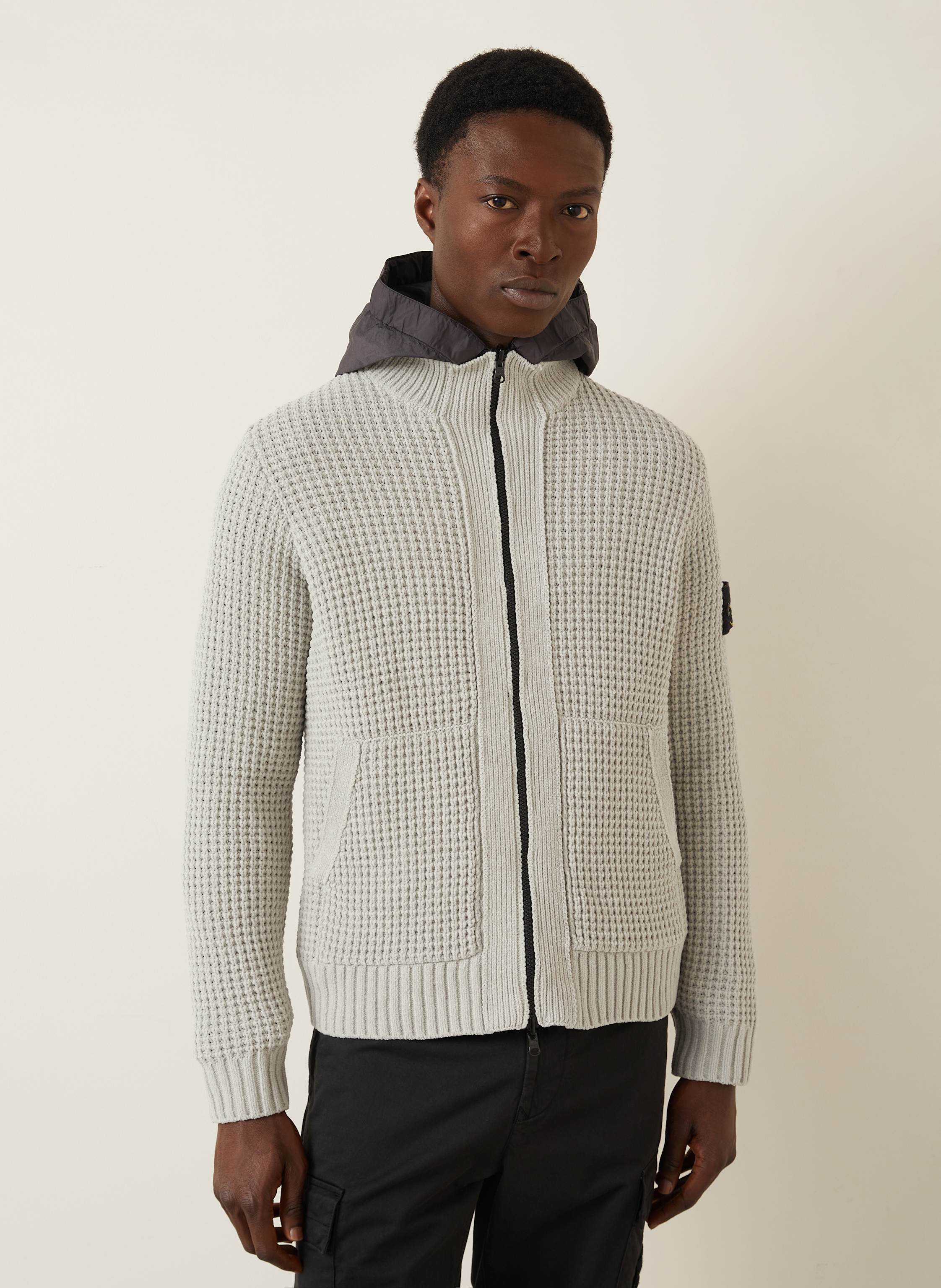 Thumbnail - Stone Island Jacke Zum Wenden grau