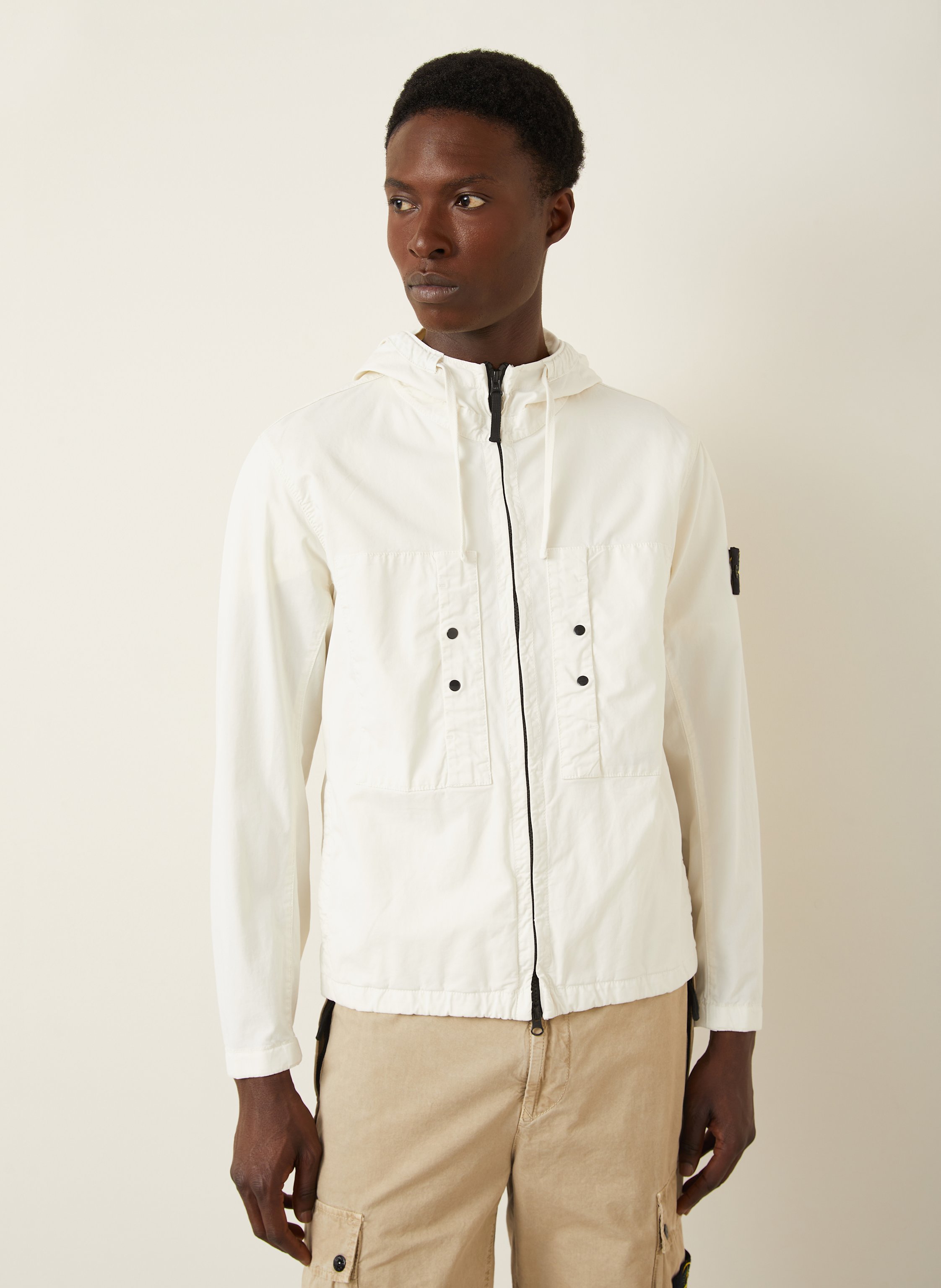 Thumbnail - Stone Island Jacke weiss