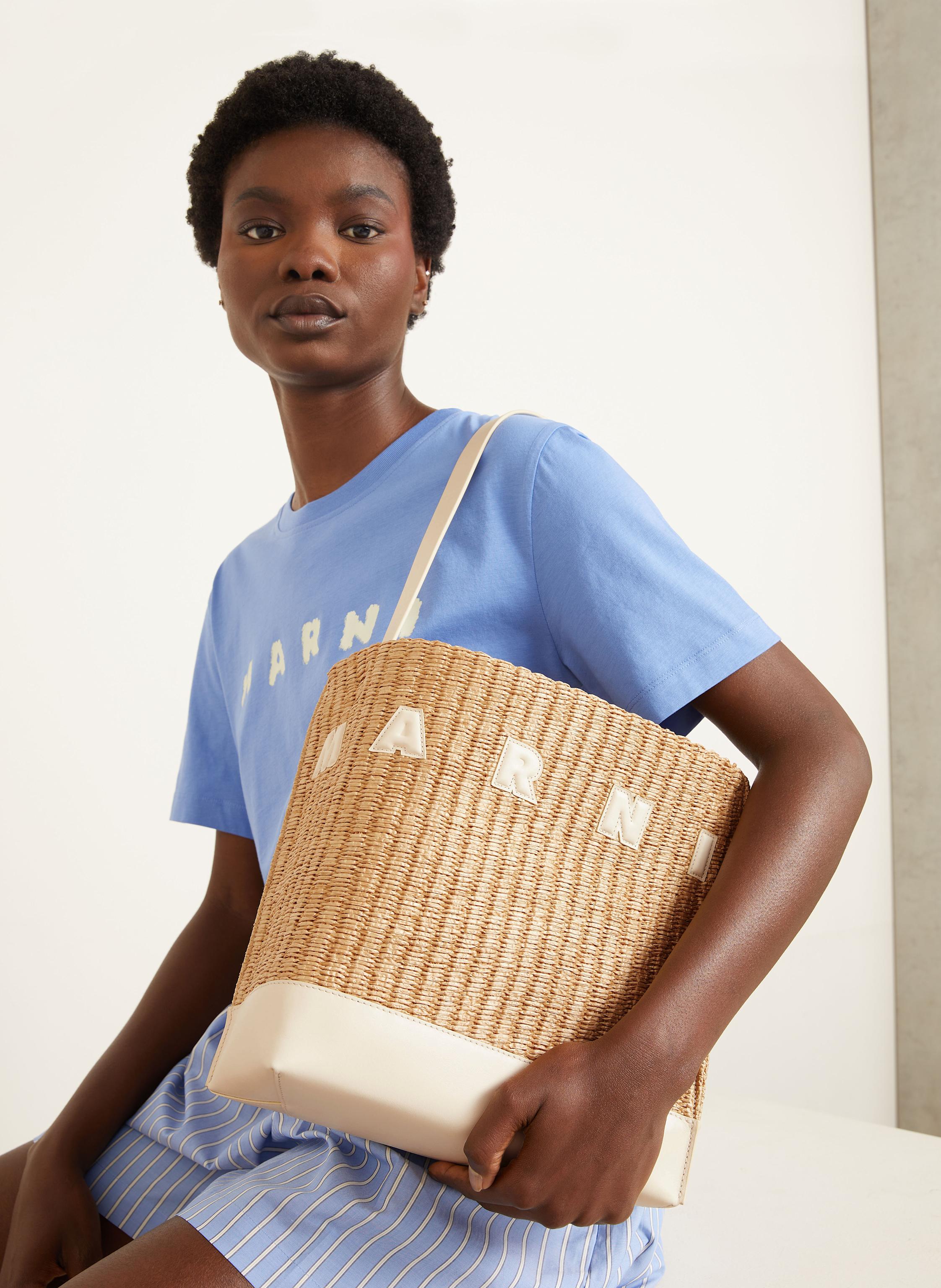 Thumbnail - Marni Handtasche Museo Small beige