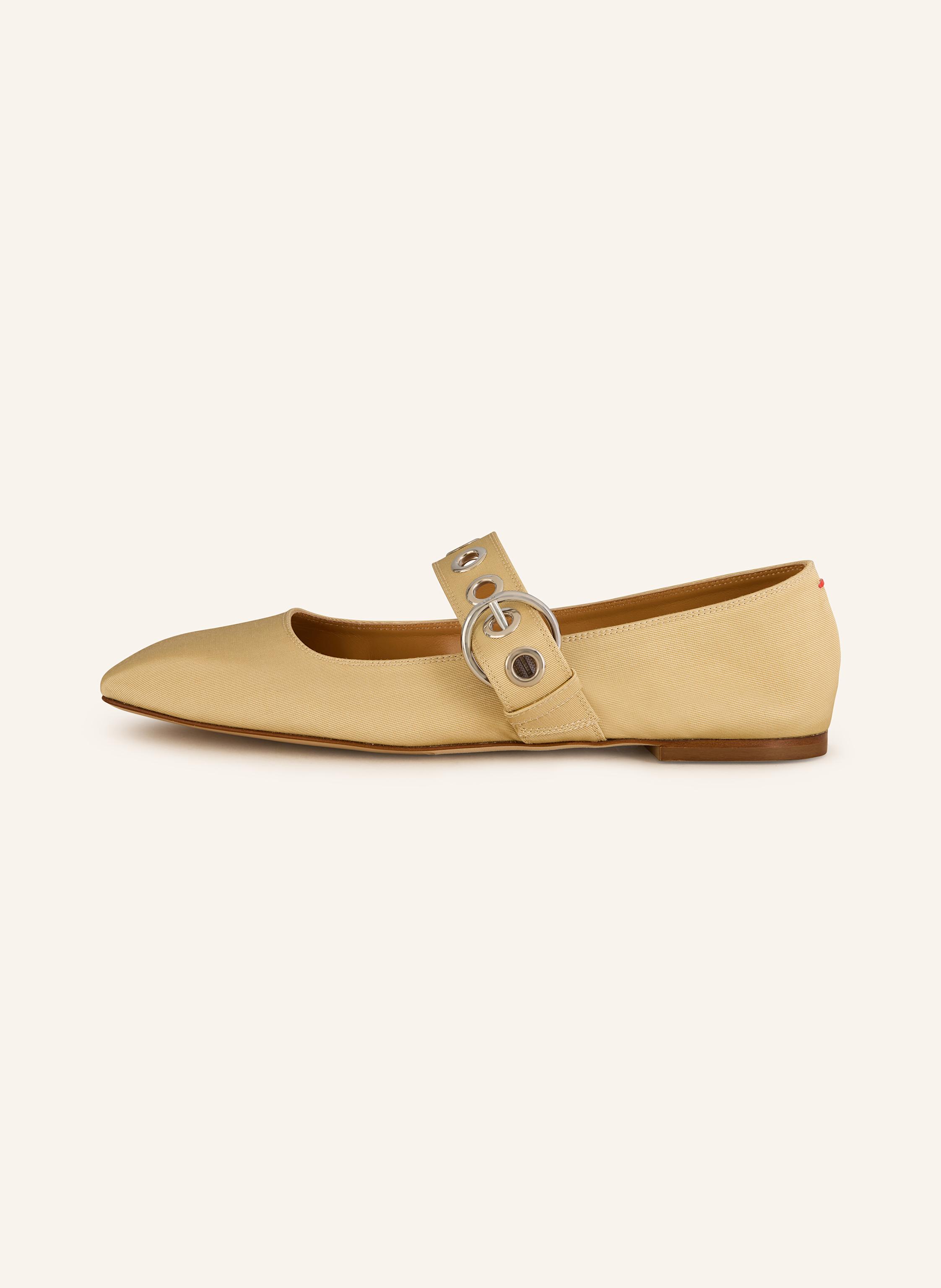 Thumbnail - Aeyde Mary-Jane-Ballerinas Uma Eyelet beige