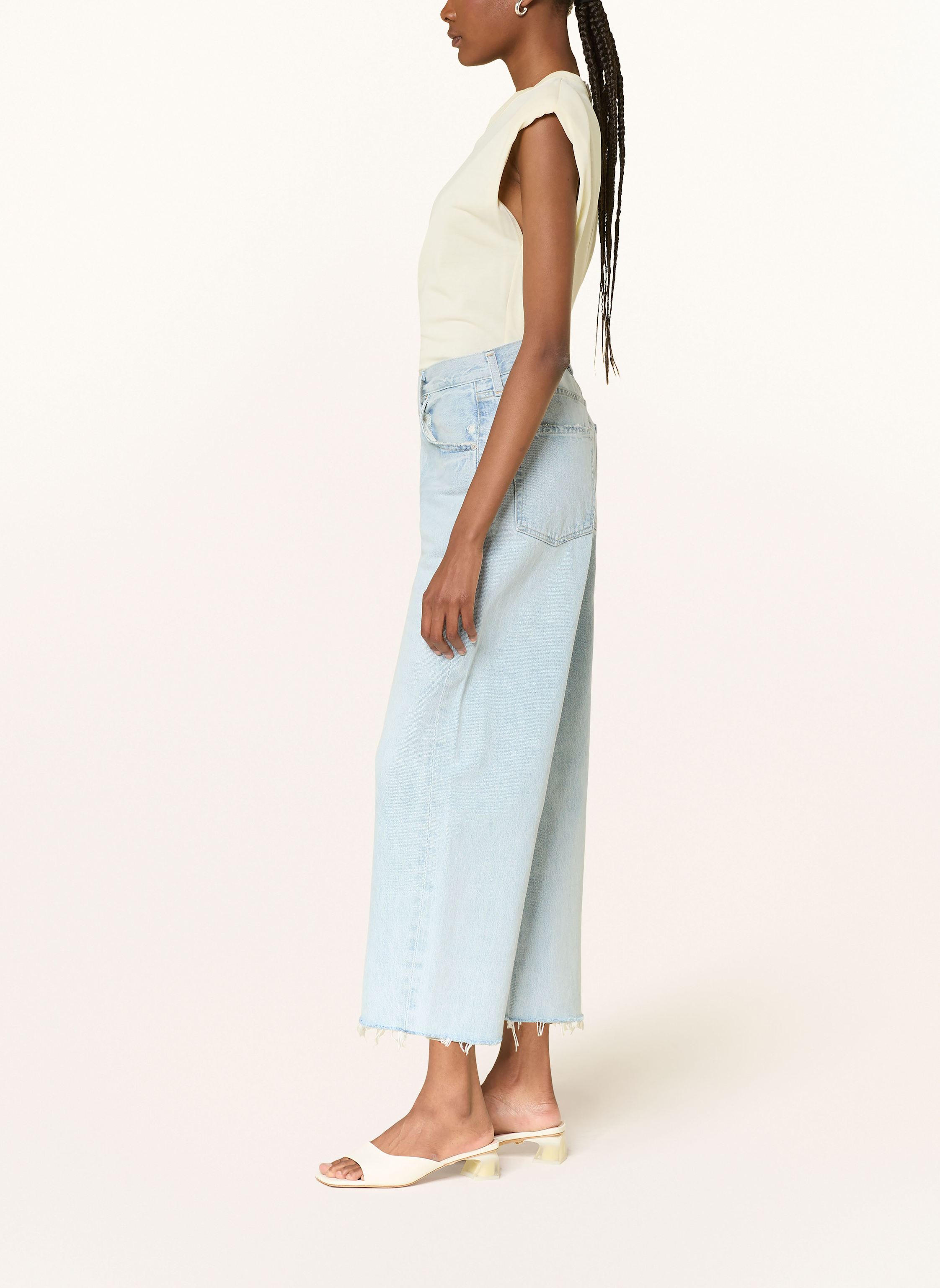 Thumbnail - Citizens Of Humanity Cropped Jeans Ayla Raw Hem blau