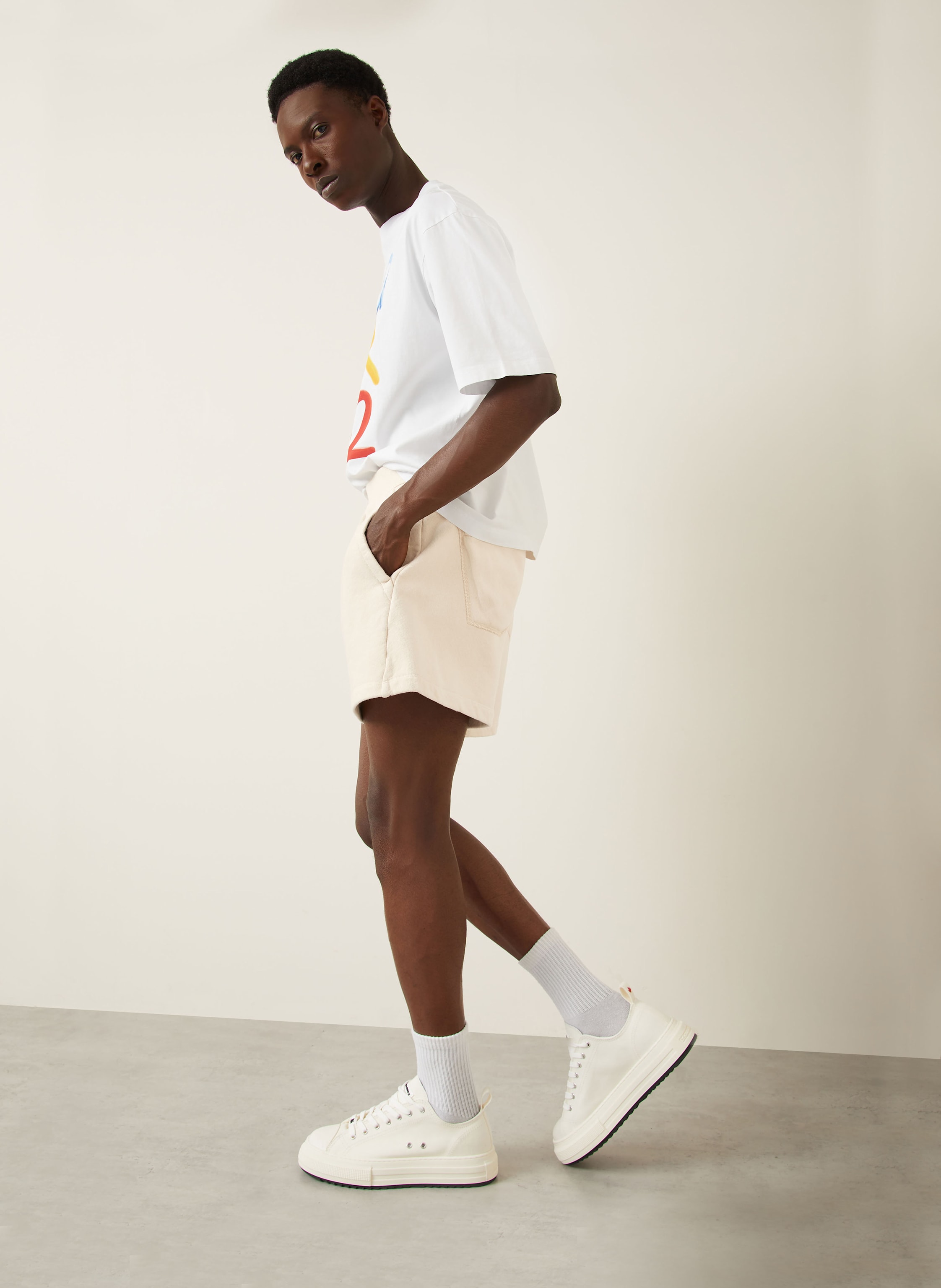 Thumbnail - dsquared2 Sweatshorts beige