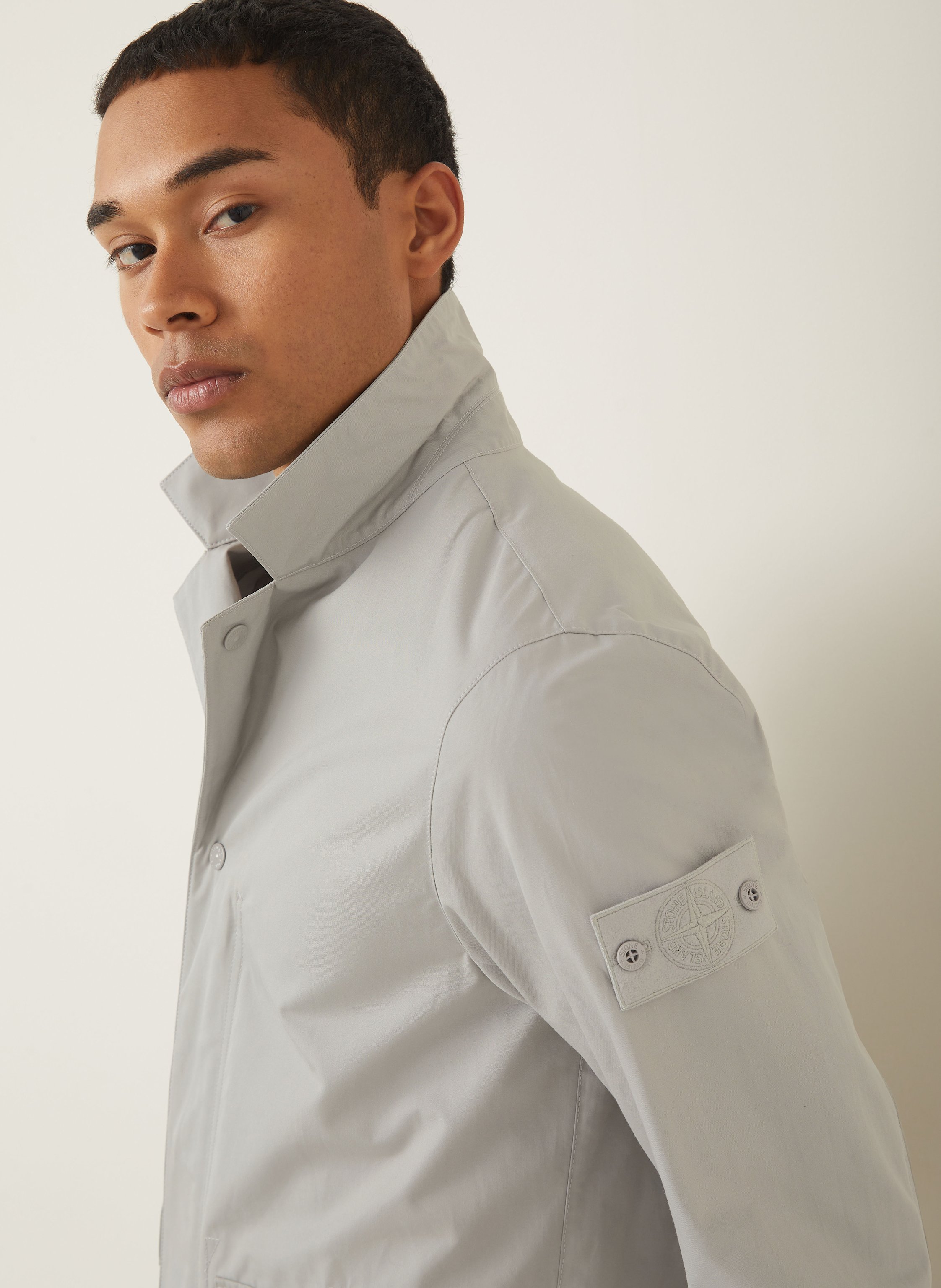 Thumbnail - Stone Island Jacke Ghost grau