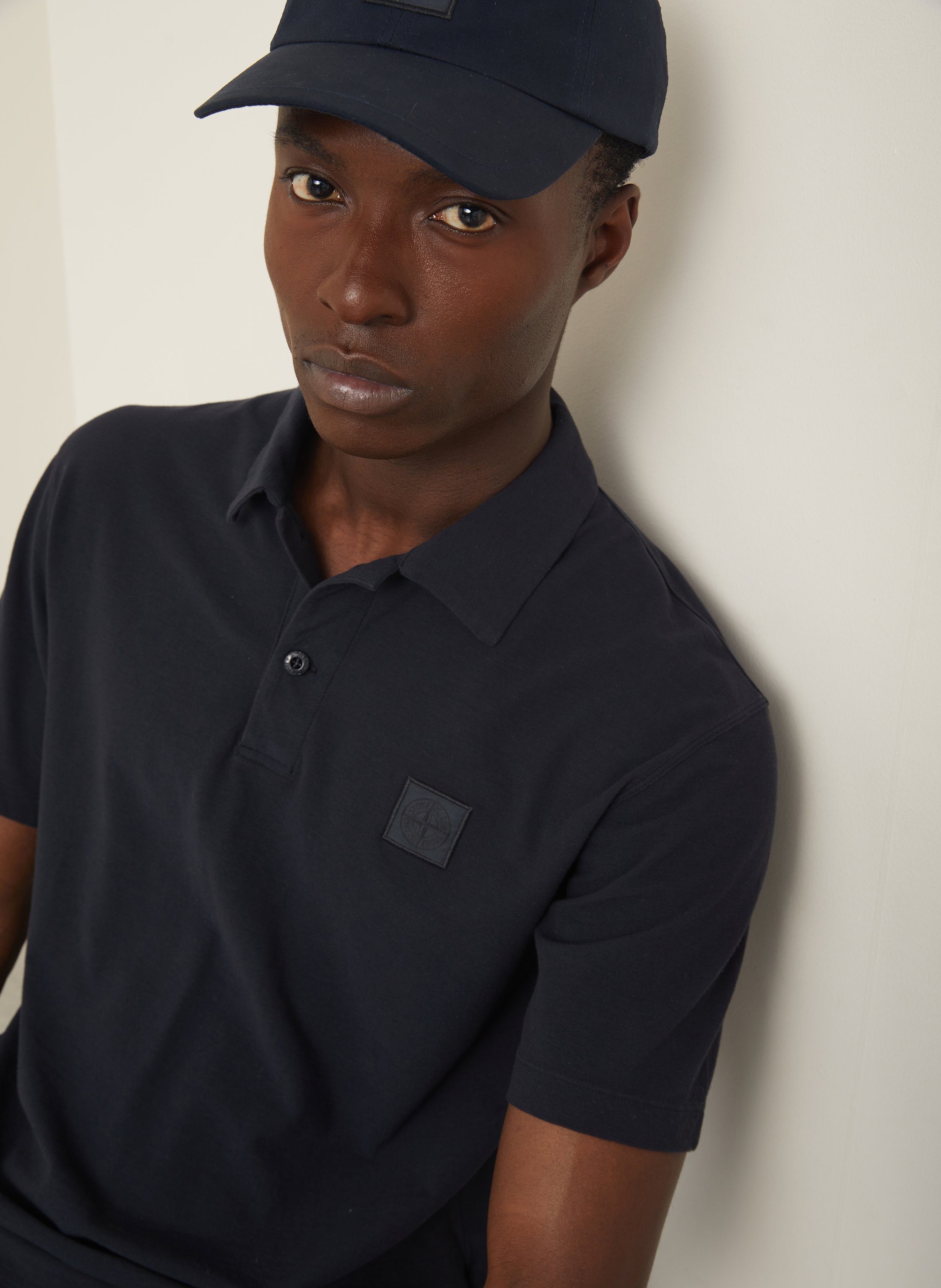 Thumbnail - Stone Island Jersey-Poloshirt Ghost blau