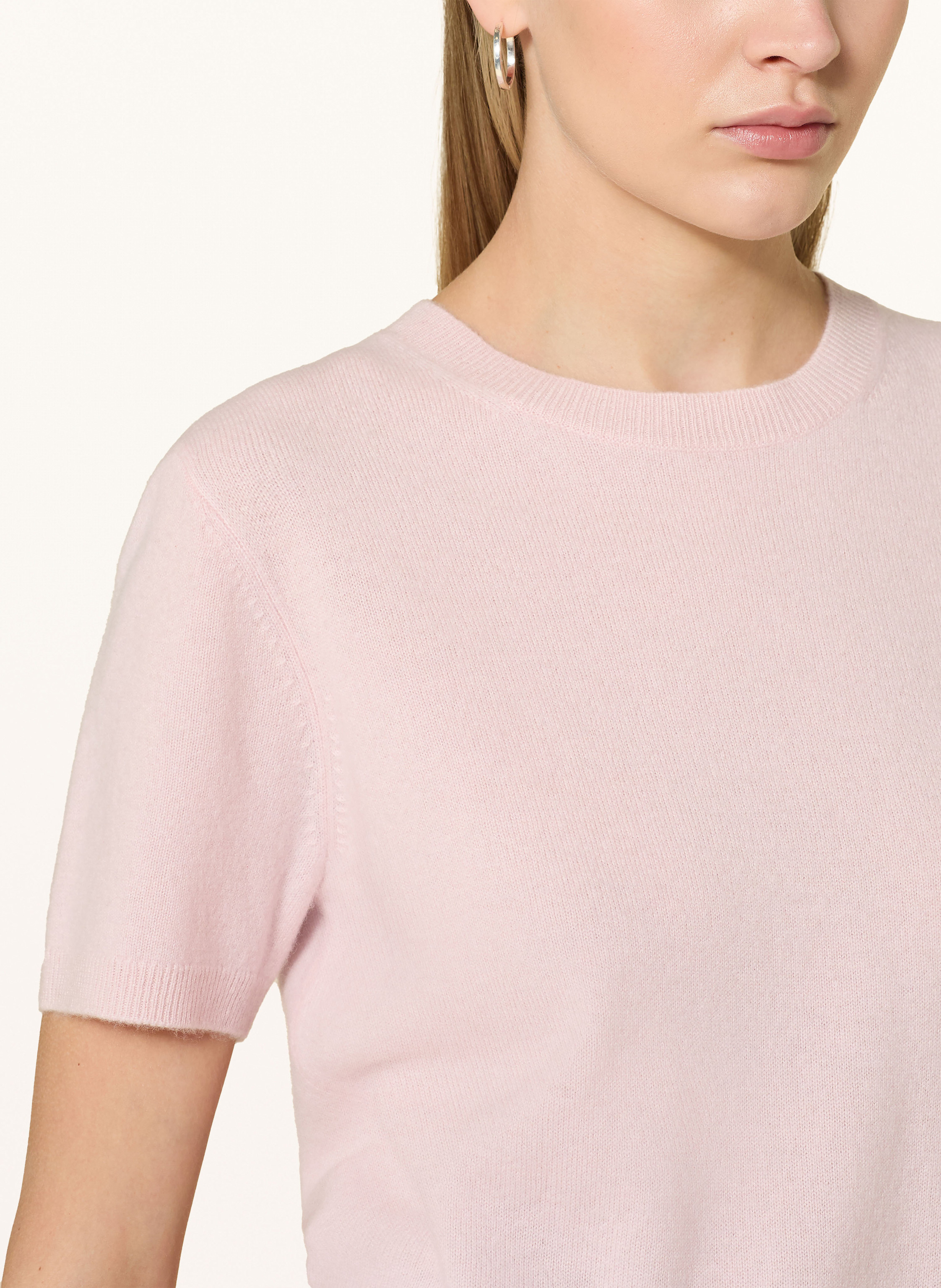 Thumbnail - Darling Harbour Strickshirt Aus Cashmere rosa