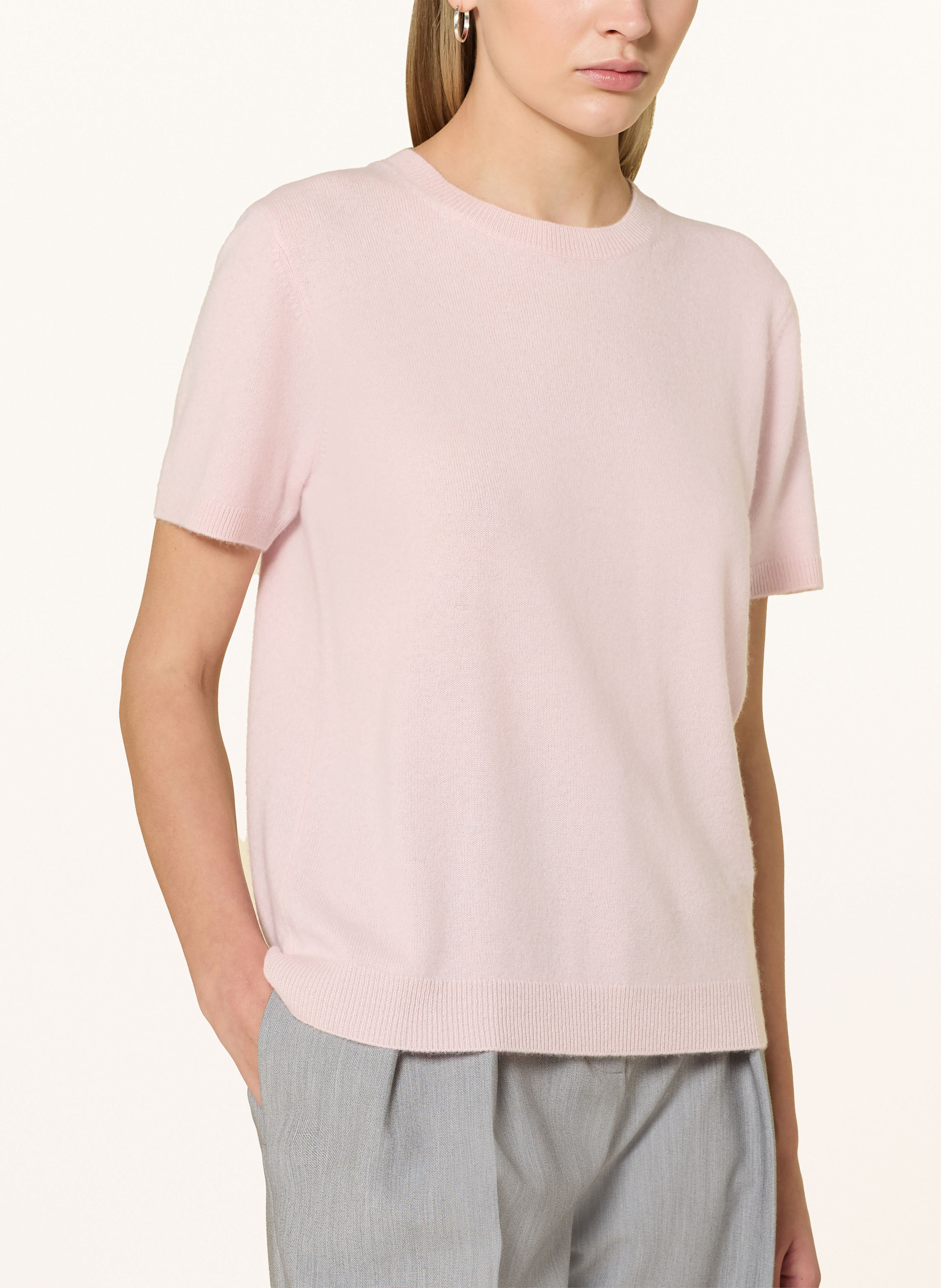 Thumbnail - Darling Harbour Strickshirt Aus Cashmere rosa