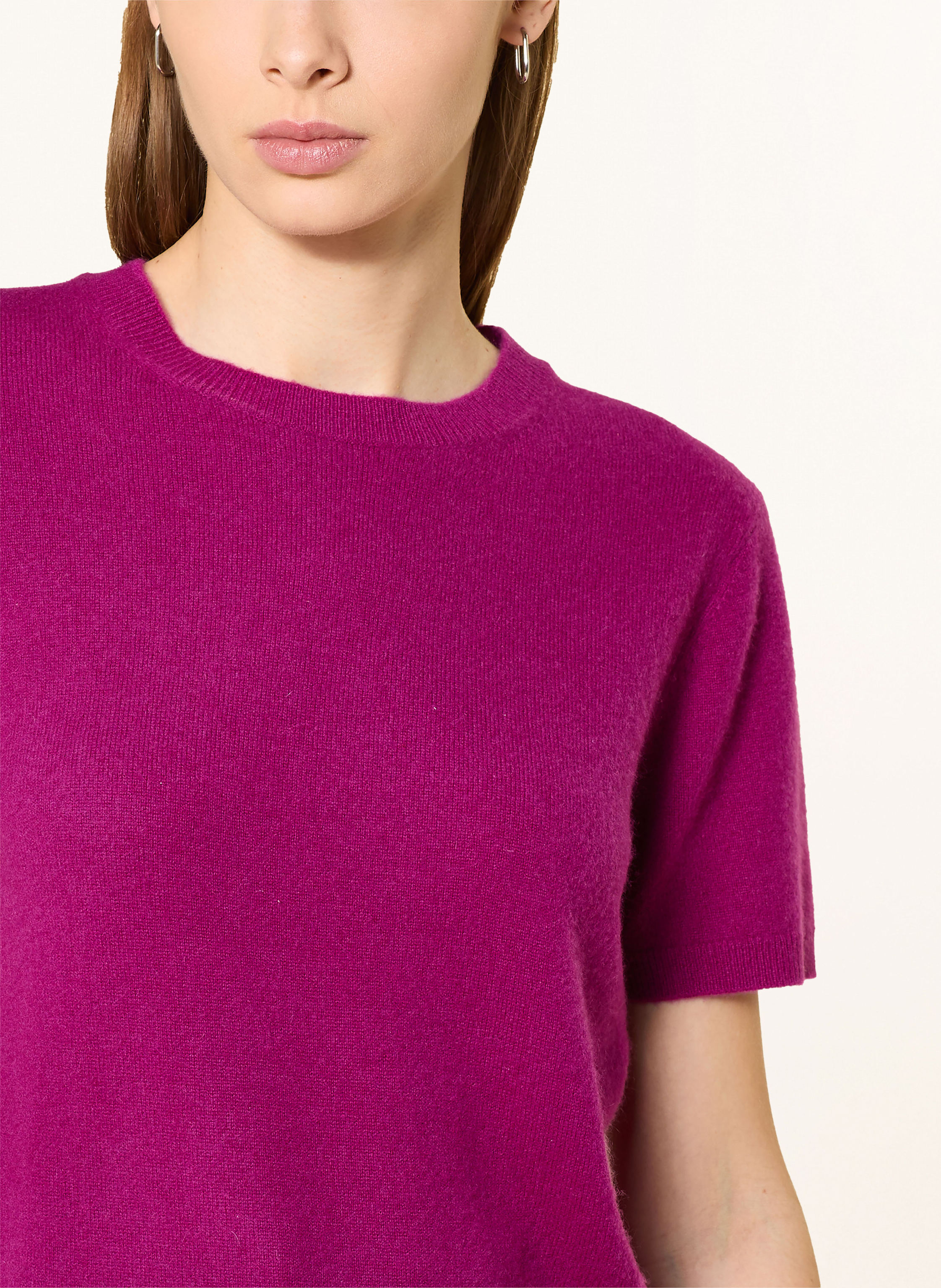 Thumbnail - Darling Harbour Strickshirt Aus Cashmere pink