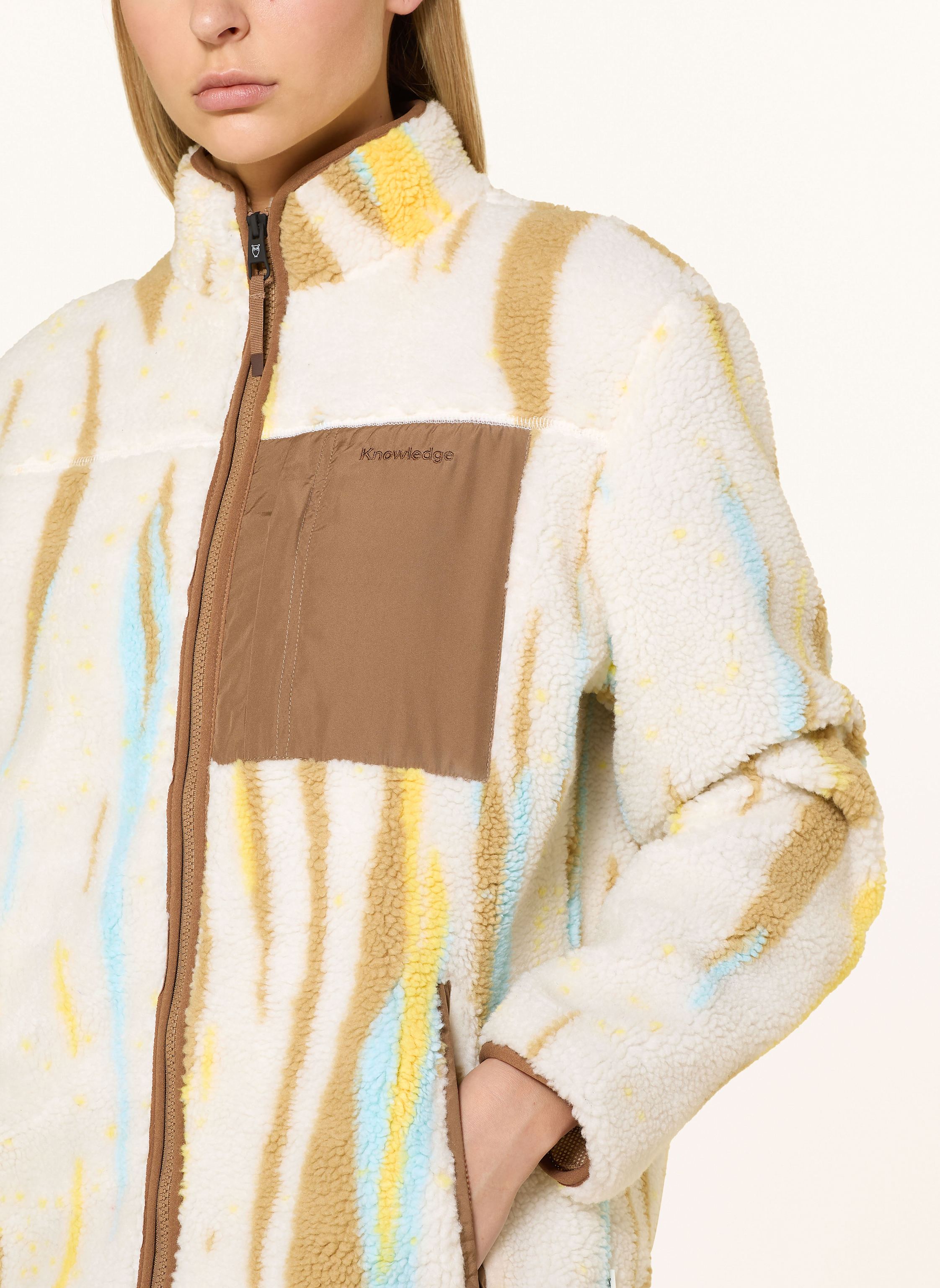 Thumbnail - Knowledgecotton Apparel Fleecejacke Nothern Lights beige