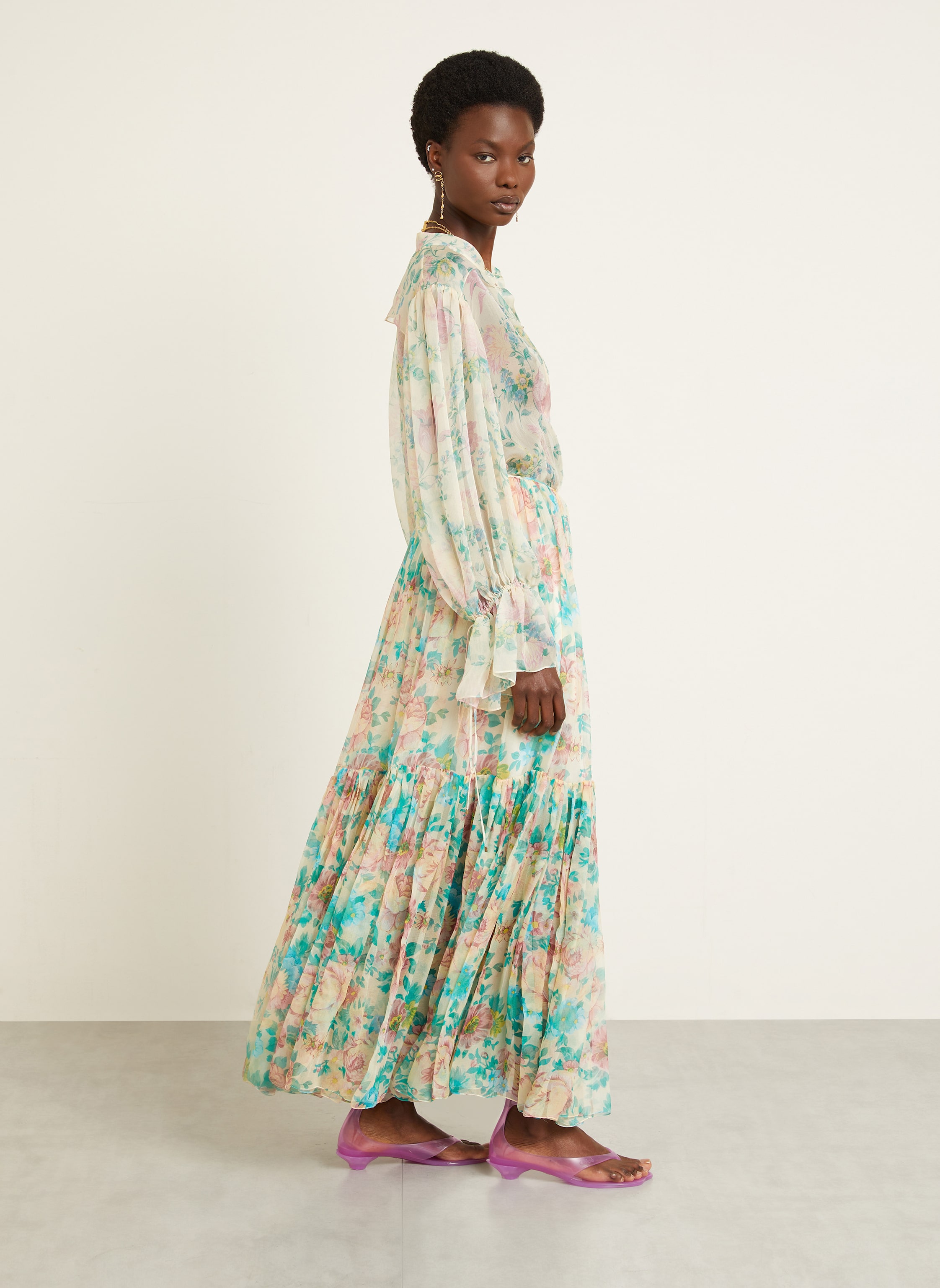 Thumbnail - Chloé Seidenrock gruen