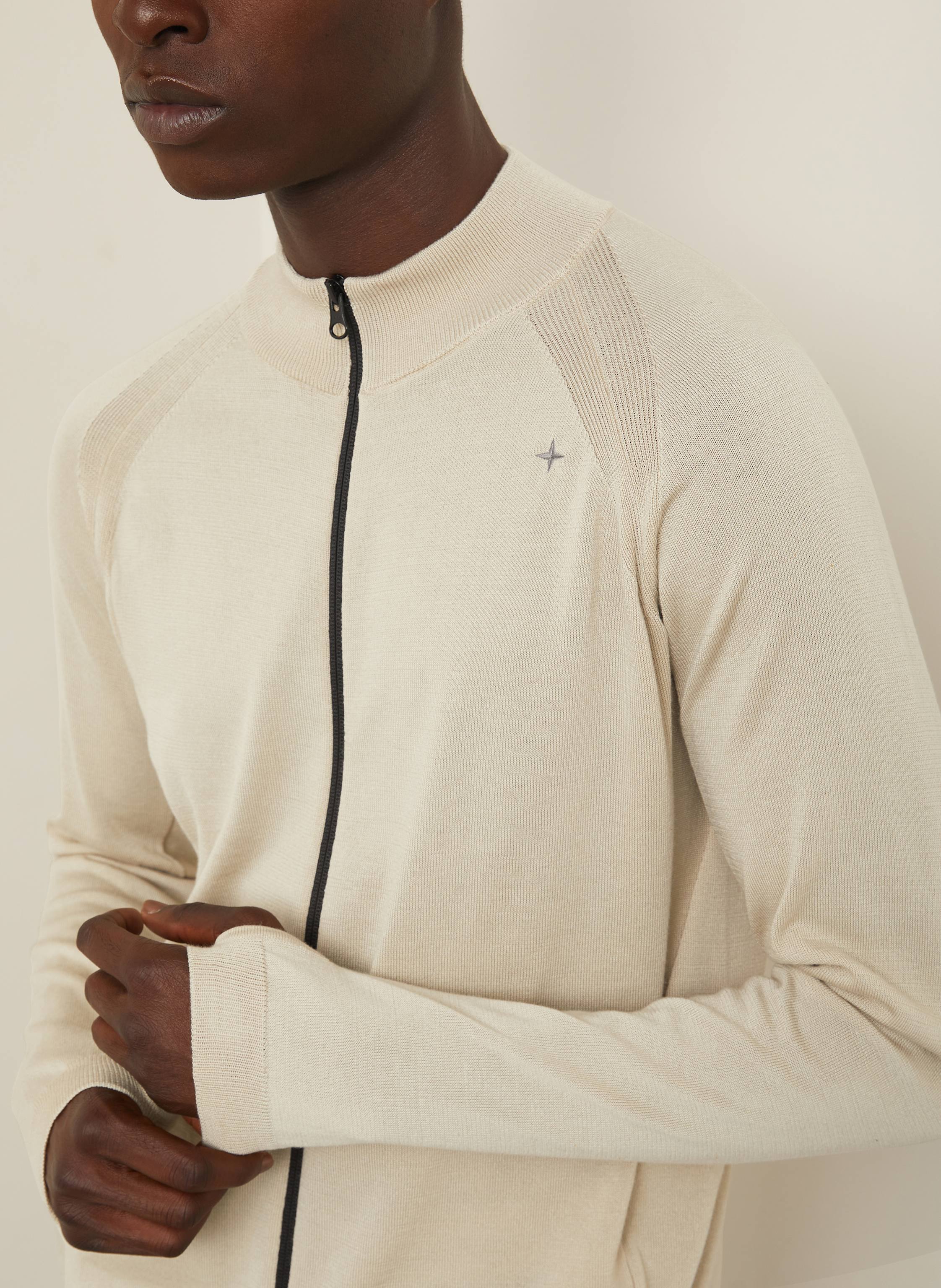 Thumbnail - Stone Island Strickjacke Stellina beige