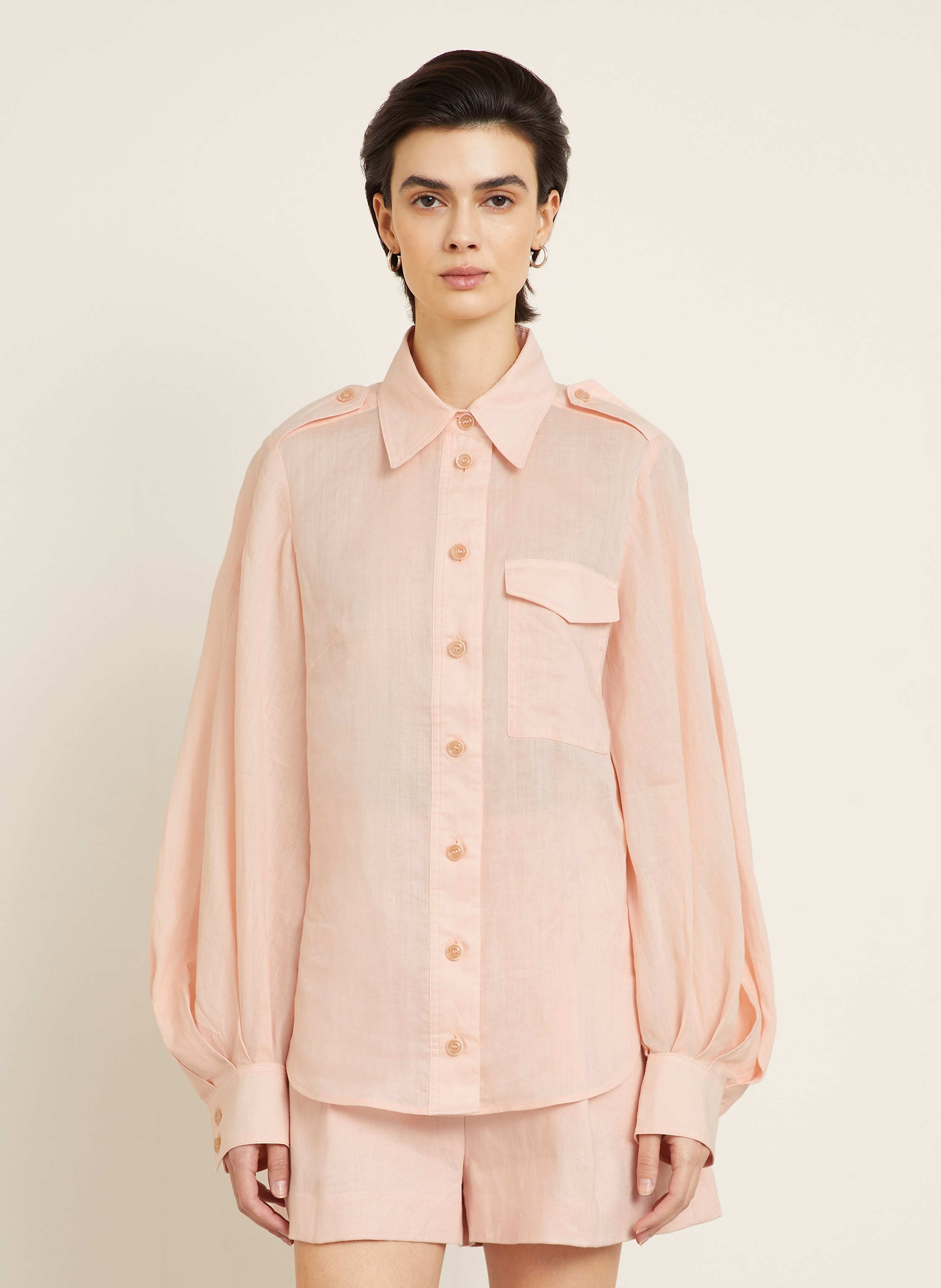 Thumbnail - Zimmermann Hemdbluse rosa