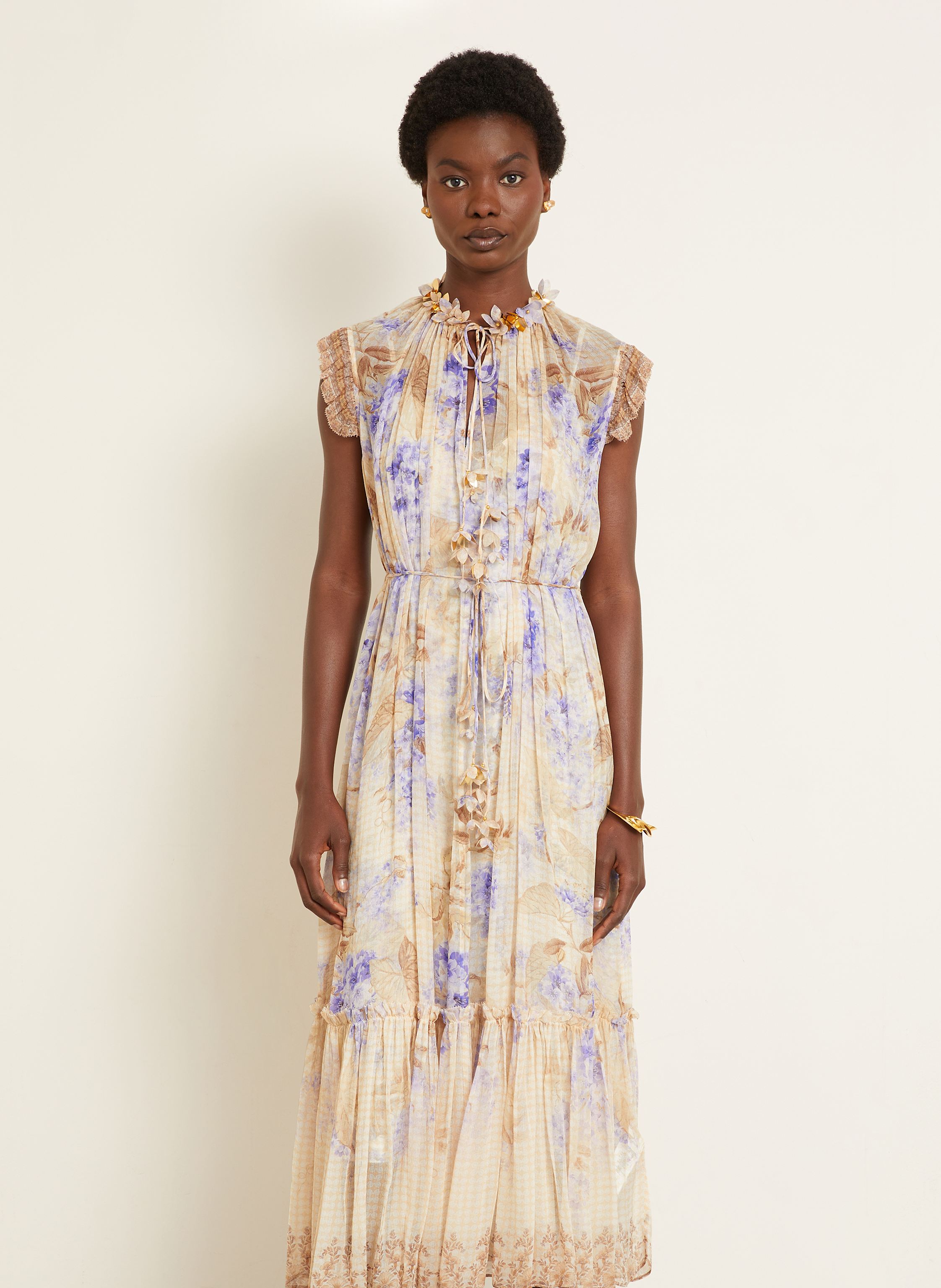 Thumbnail - Zimmermann Kleid lila
