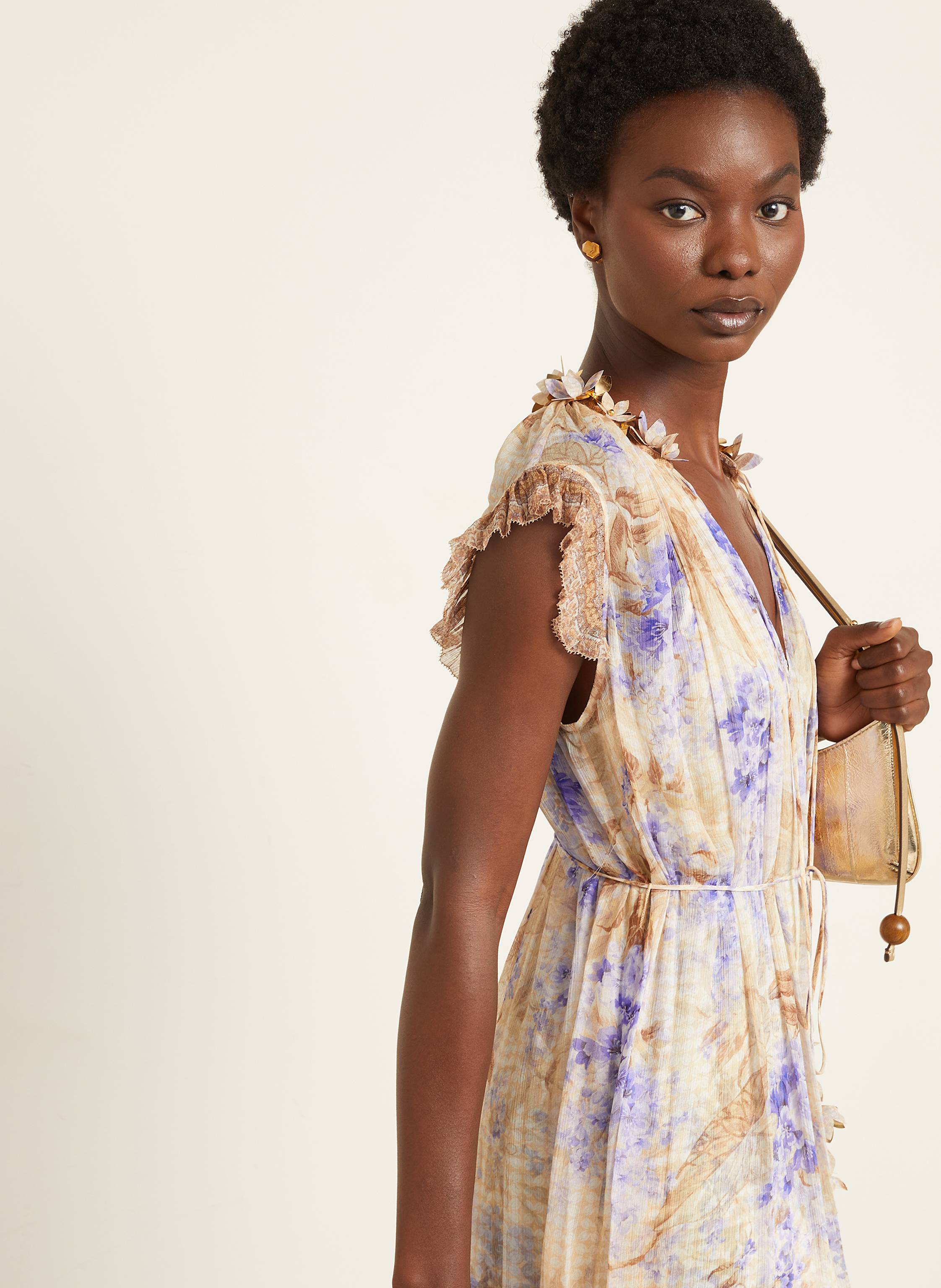 Thumbnail - Zimmermann Kleid lila