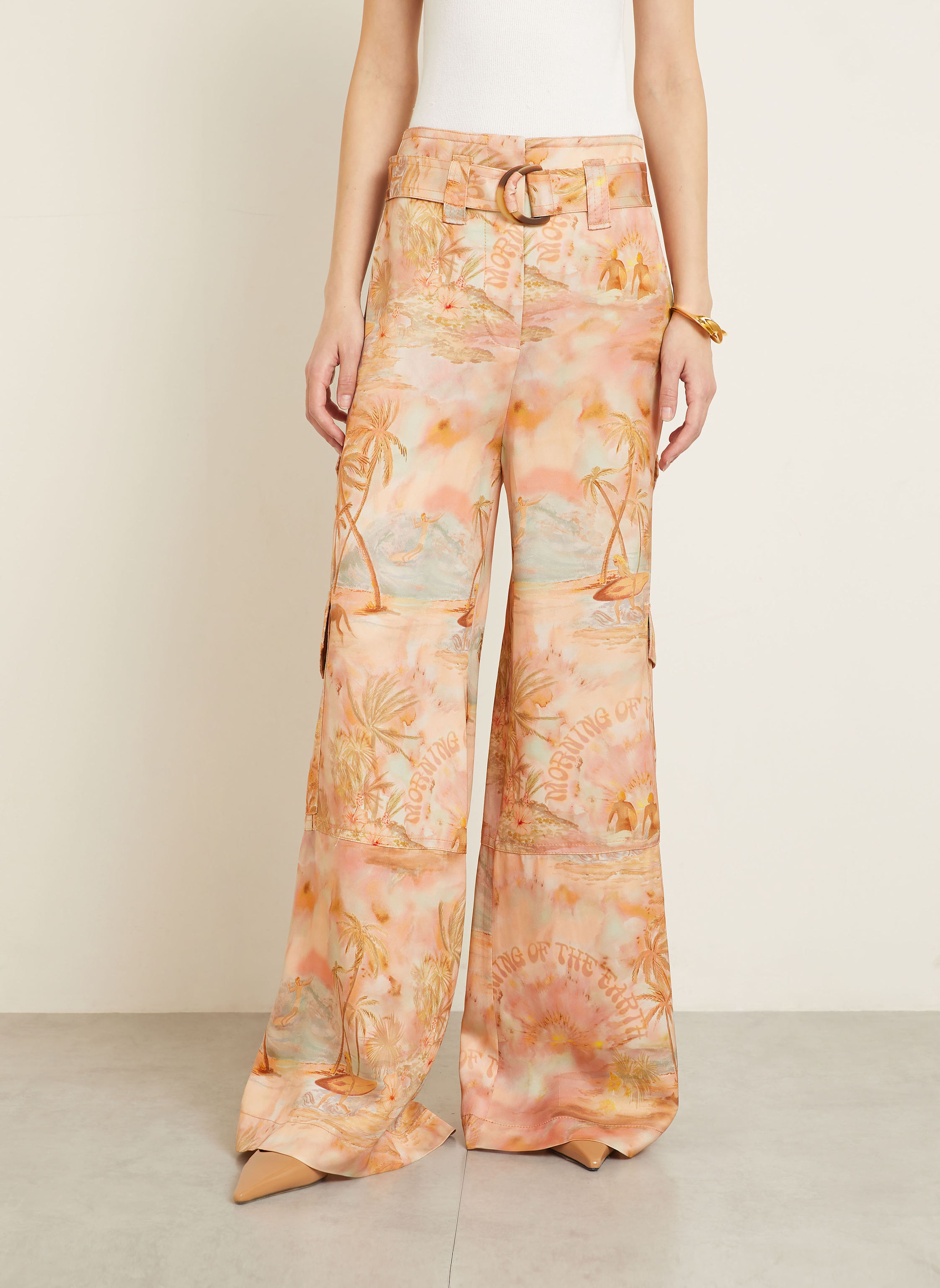 Thumbnail - Zimmermann Cargohose rosa