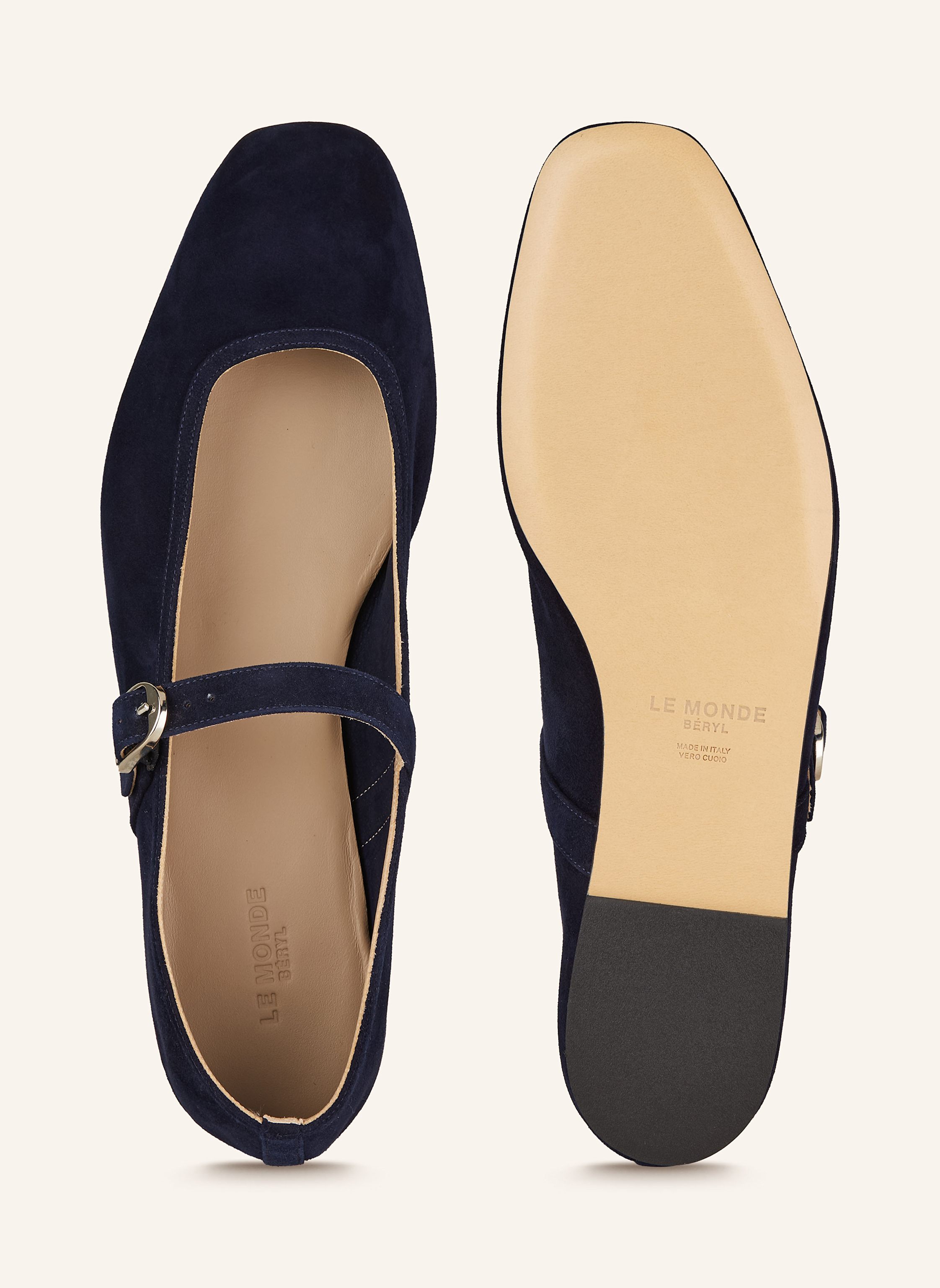 Thumbnail - Le Monde Béryl Mary-Jane-Ballerinas blau