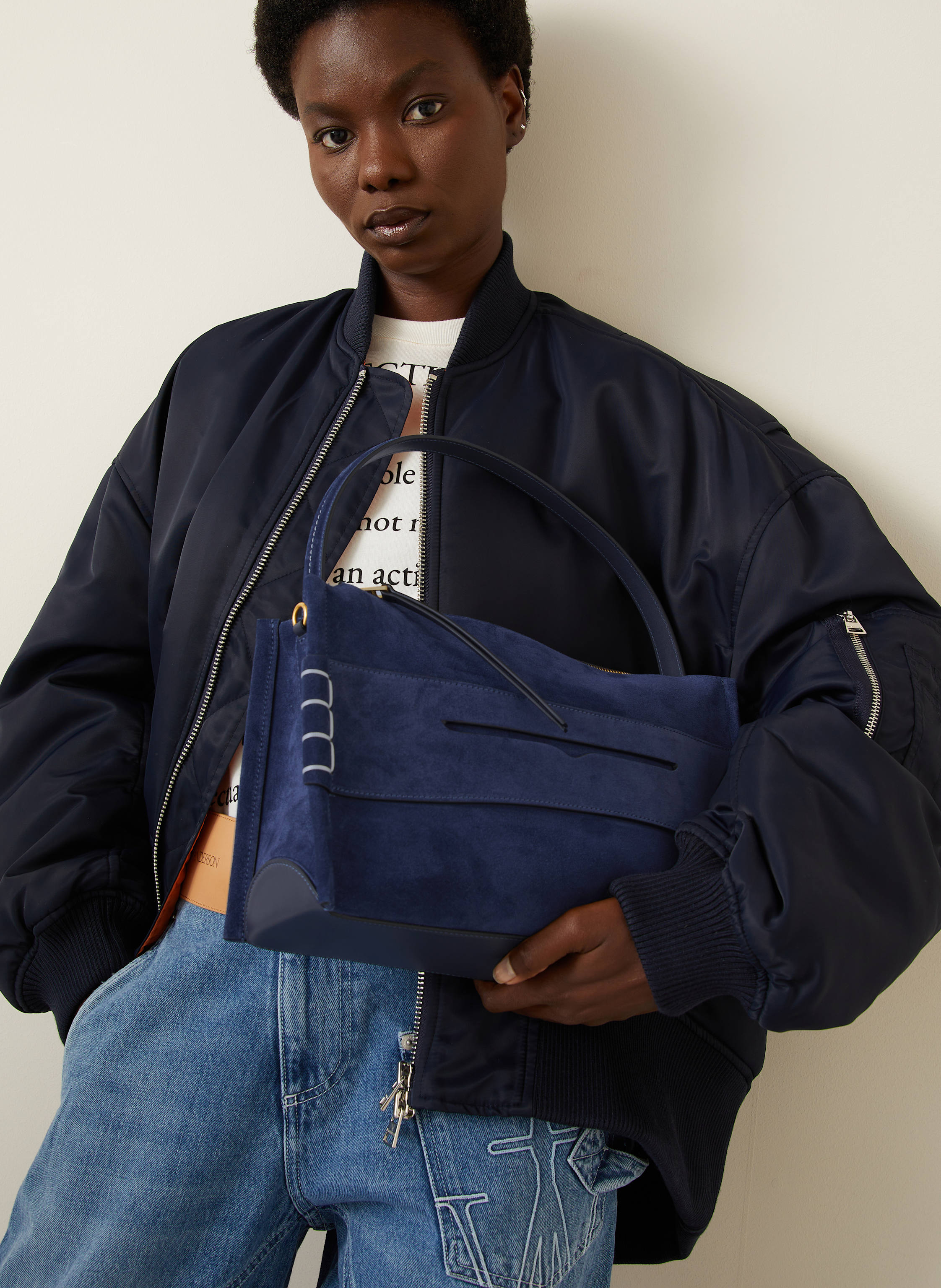 Thumbnail - Jw Anderson Handtasche Loafer Bag Medium blau