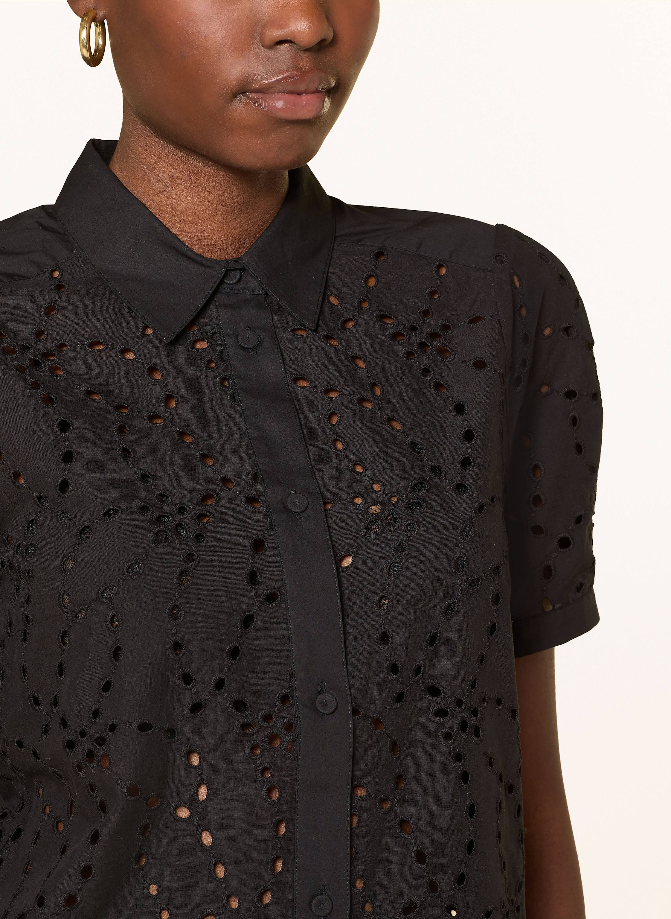 Thumbnail - Inwear Hemdbluse Faithiw Aus Lochspitze schwarz