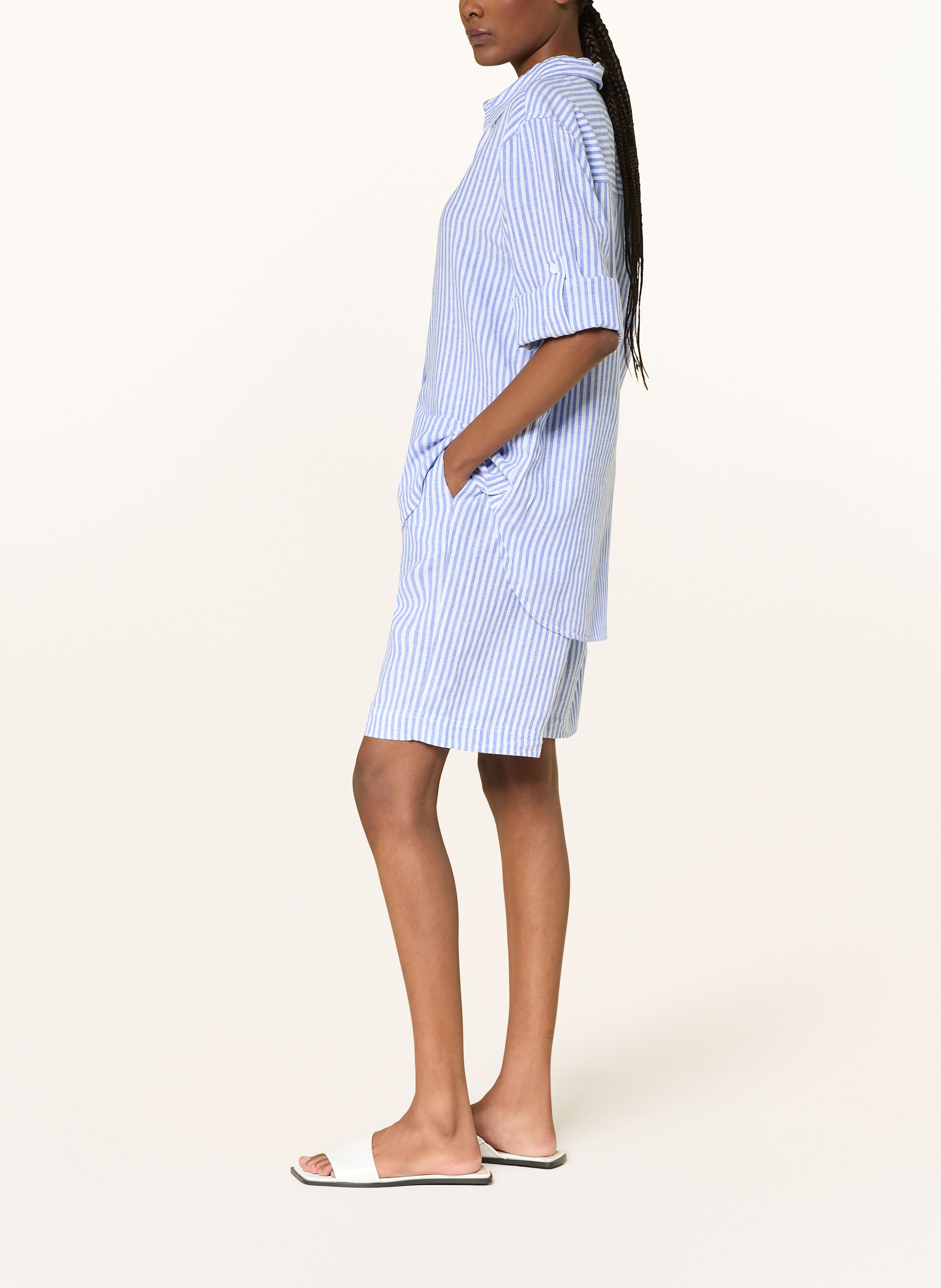 Thumbnail - Inwear Shorts Rimoneiw Mit Leinen blau