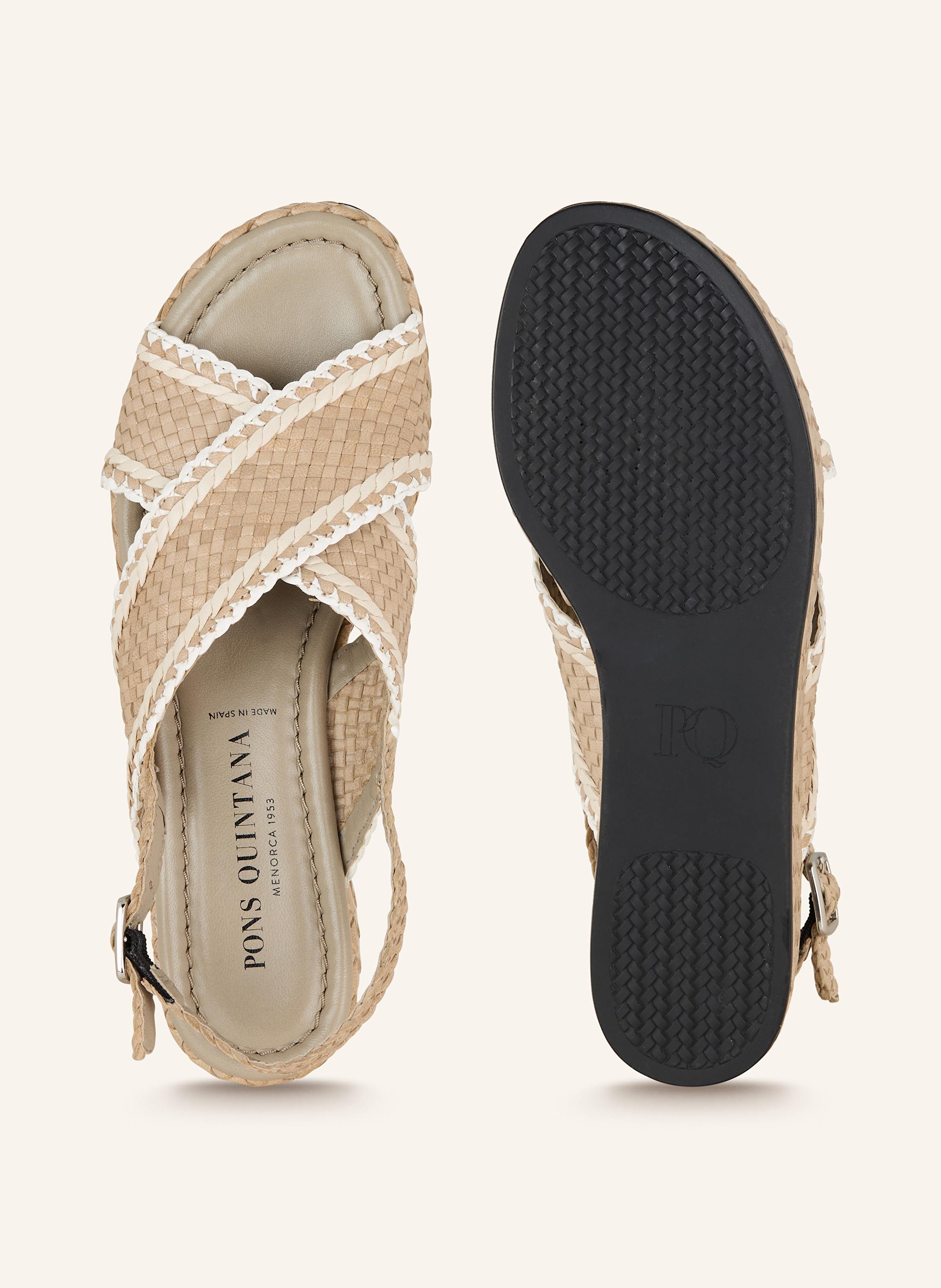 Thumbnail - Pons Quintana Plateau-Sandalen Forli beige