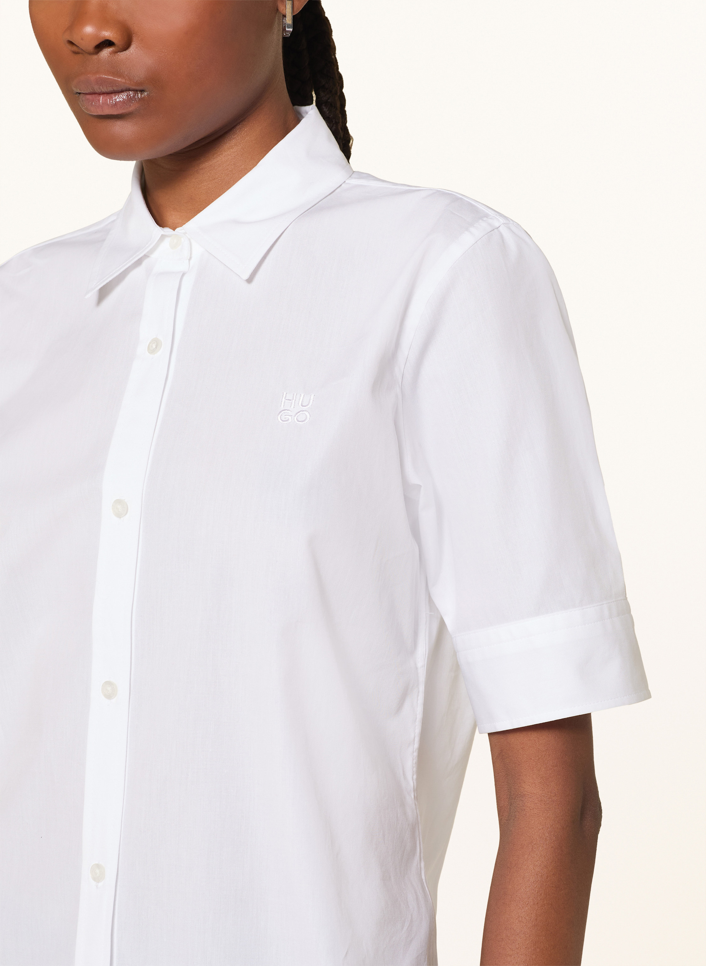 Thumbnail - Hugo Hemdbluse The Summer Shirt weiss