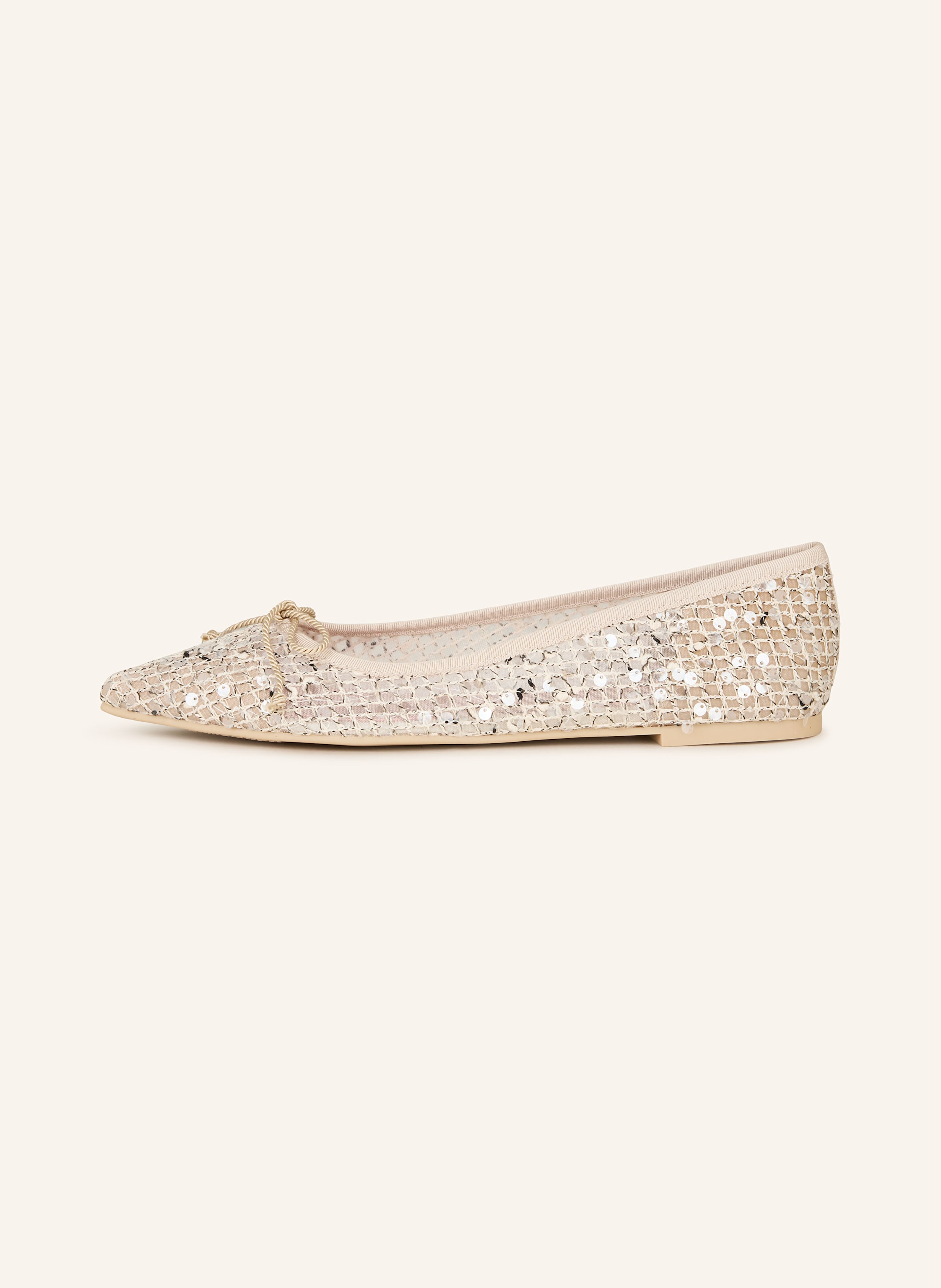 Thumbnail - Pretty Ballerinas Ballerinas Freja Mit Pailletten beige