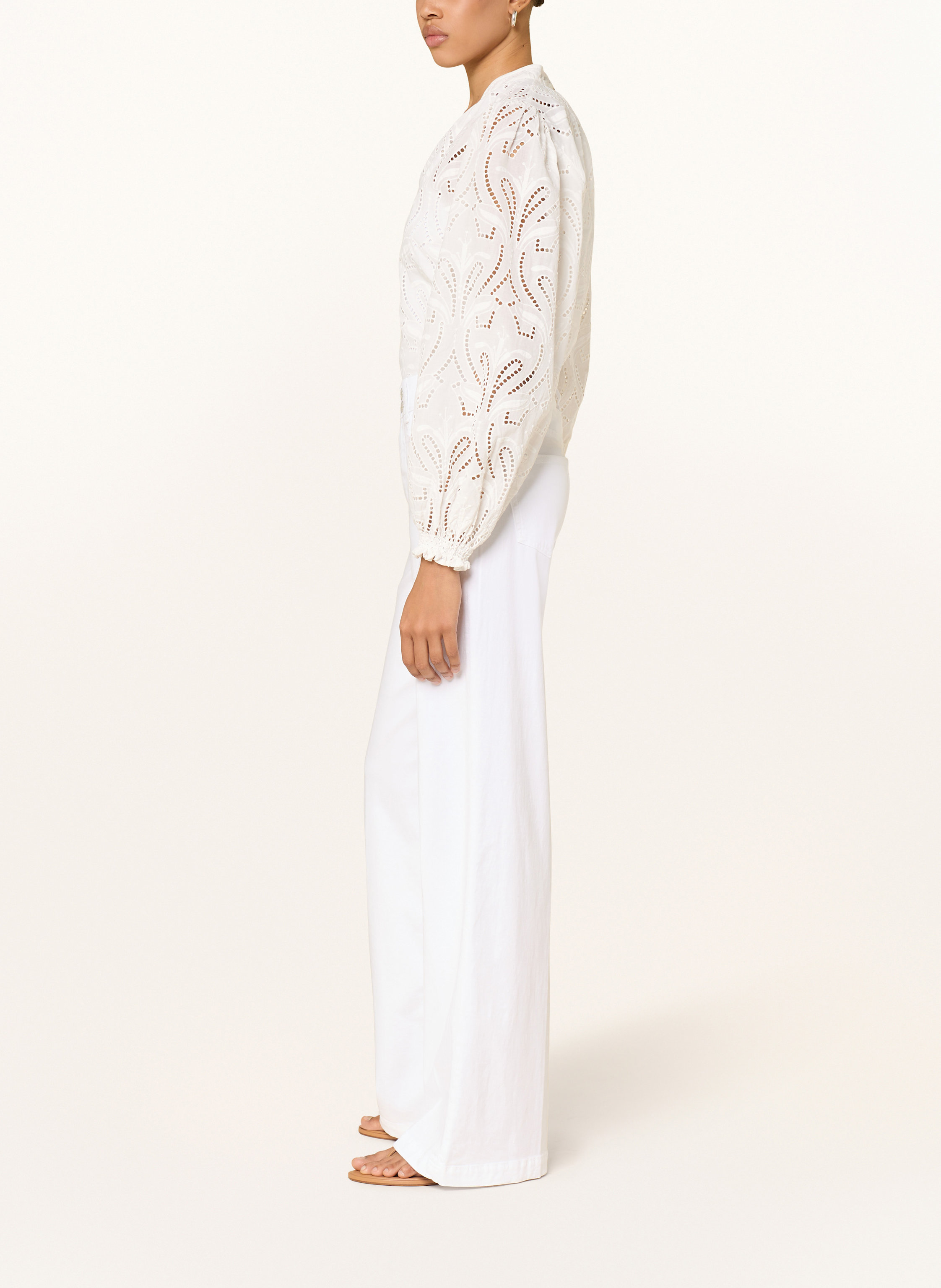 Thumbnail - Mos Mosh Wide Leg Jeans Mmcolette weiss