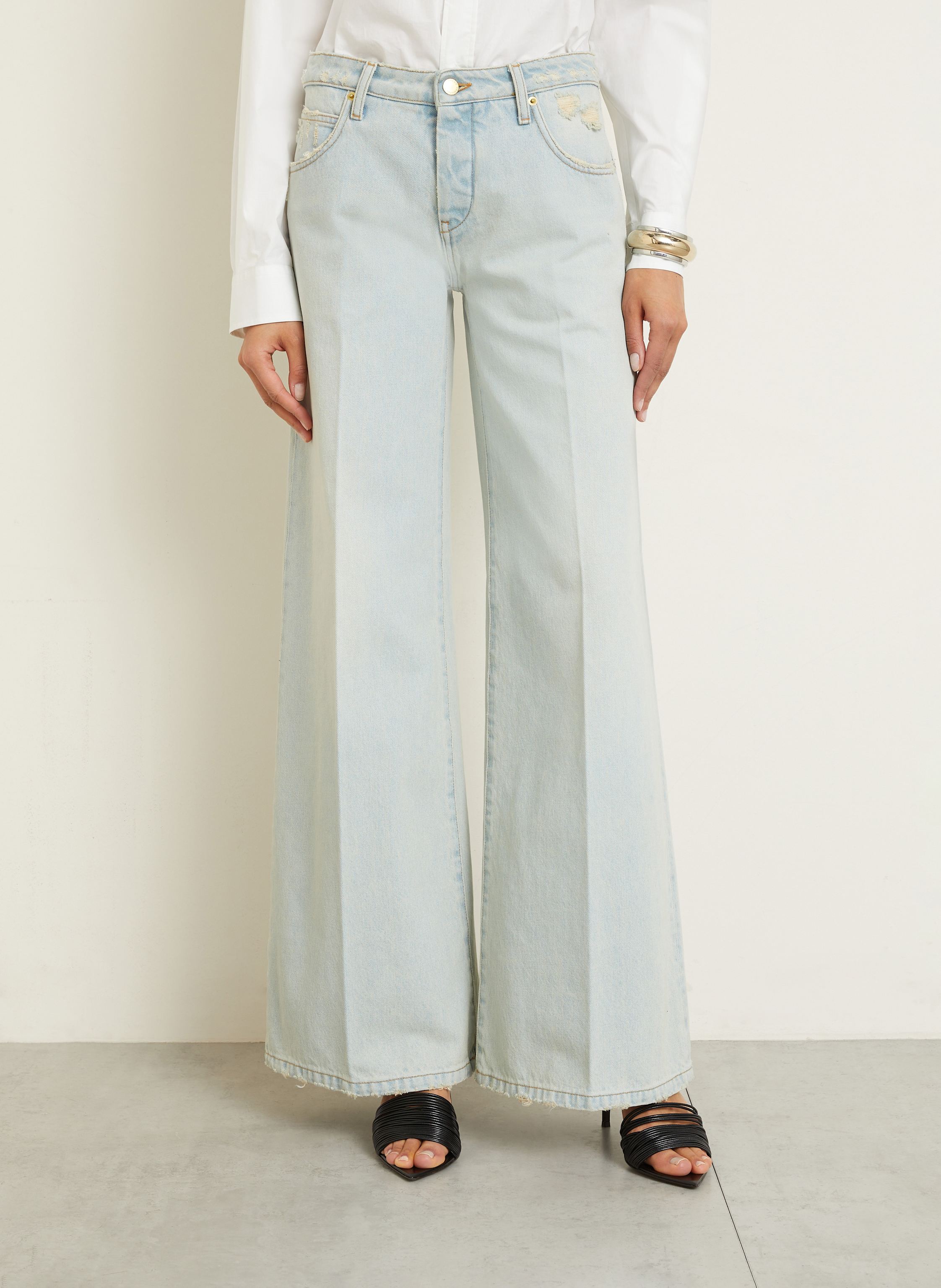 Thumbnail - Darkpark Straight Jeans Tony blau