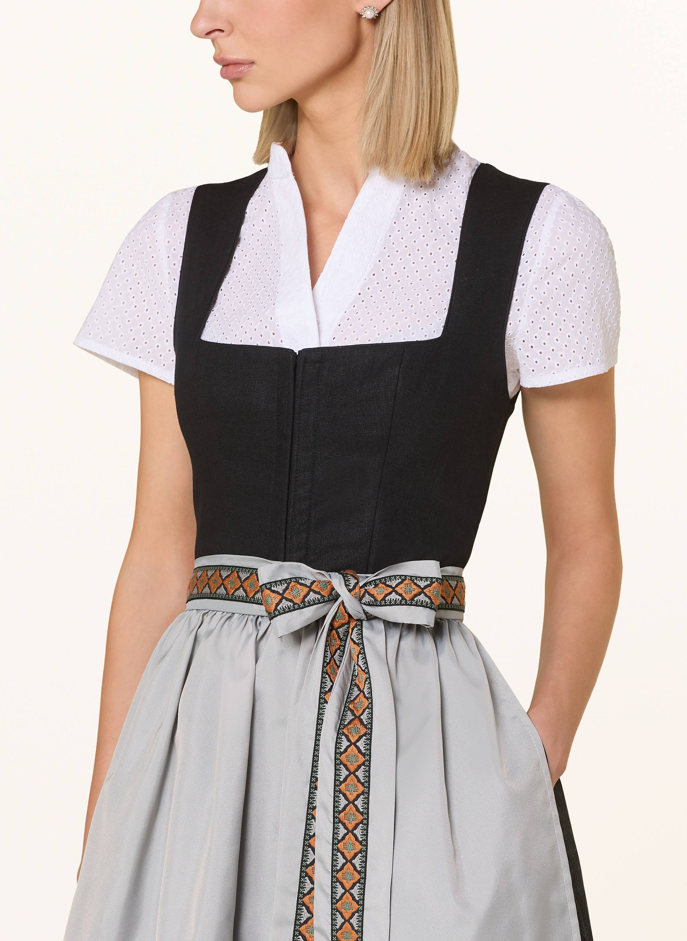 Thumbnail - Alissa By Kinga Mathe Dirndl Karla Mit Leinen schwarz