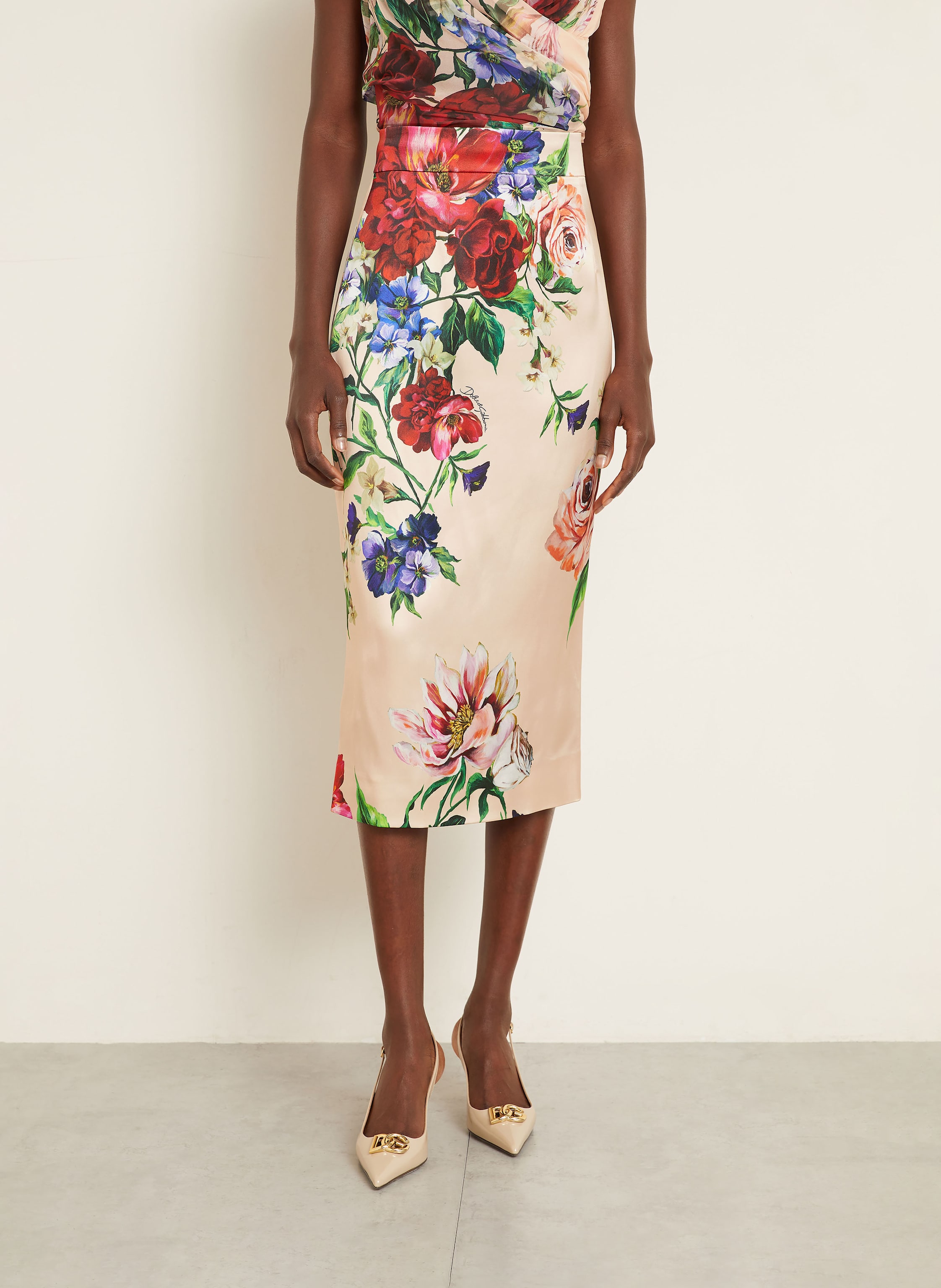 Thumbnail - Dolce & Gabbana Satinrock beige