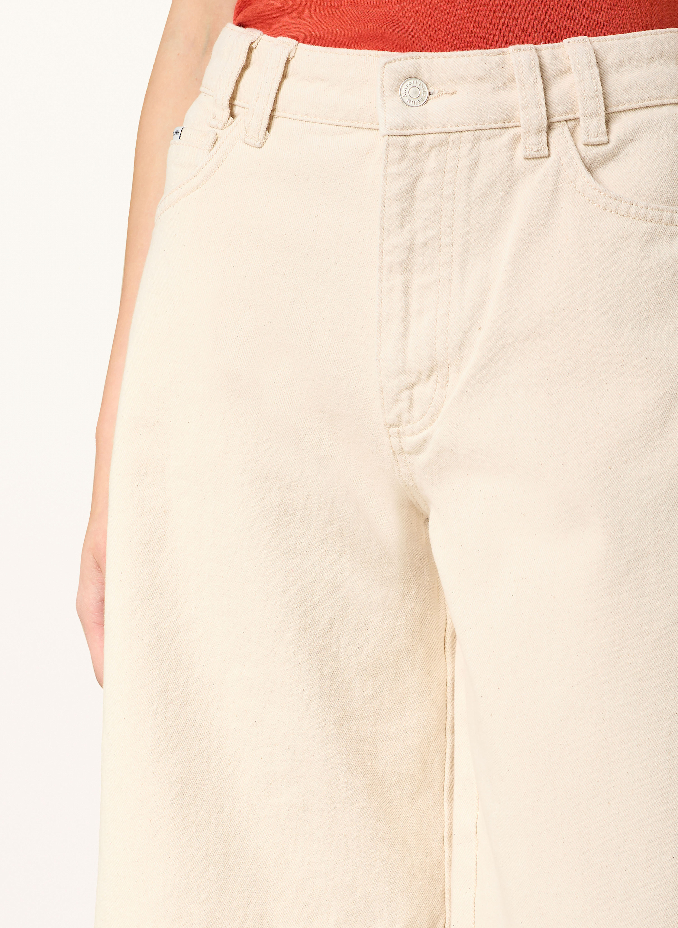 Thumbnail - Marc O'polo Denim Jeansshorts weiss