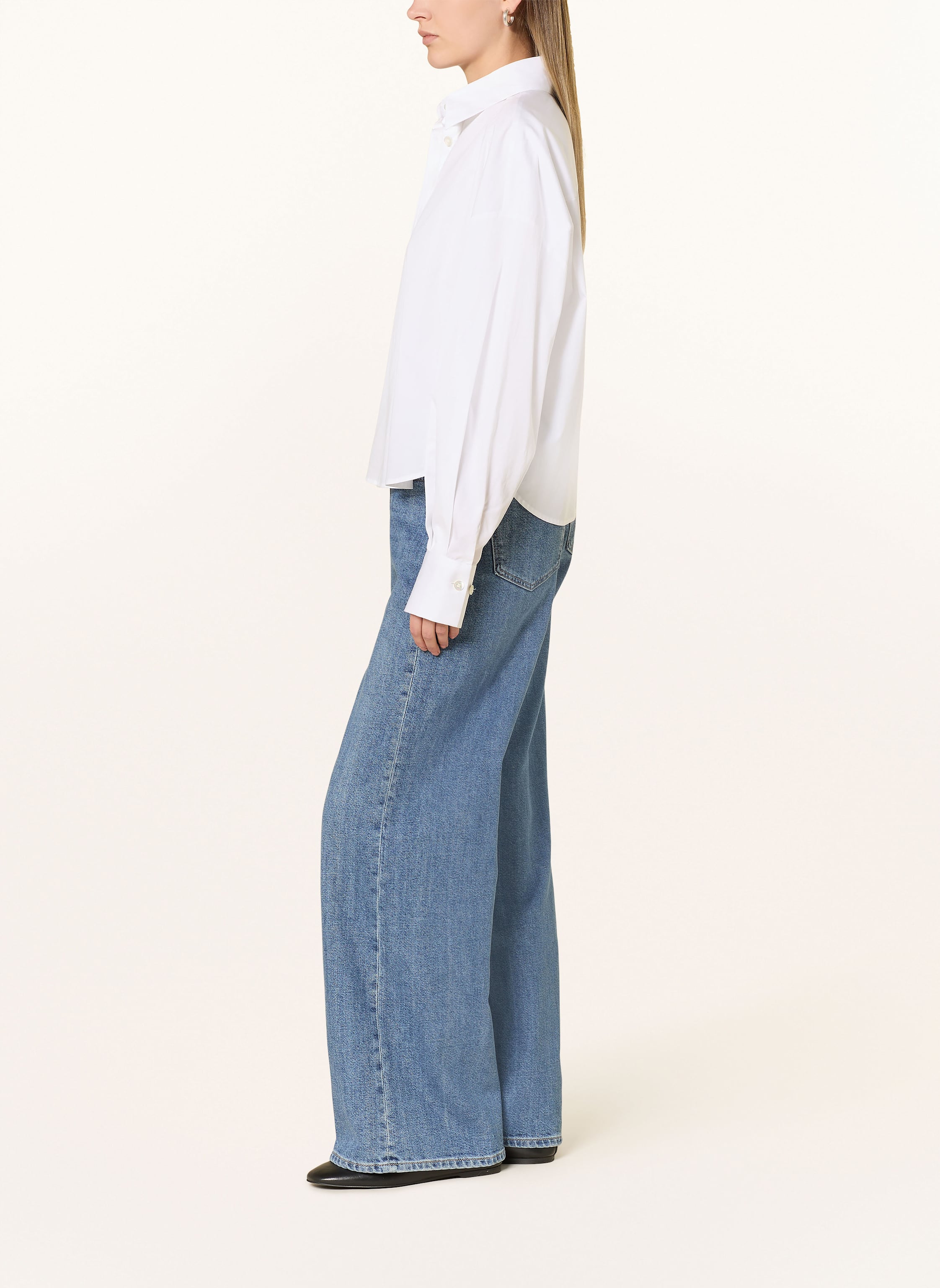Thumbnail - Brax Wide Leg Jeans Morgan blau