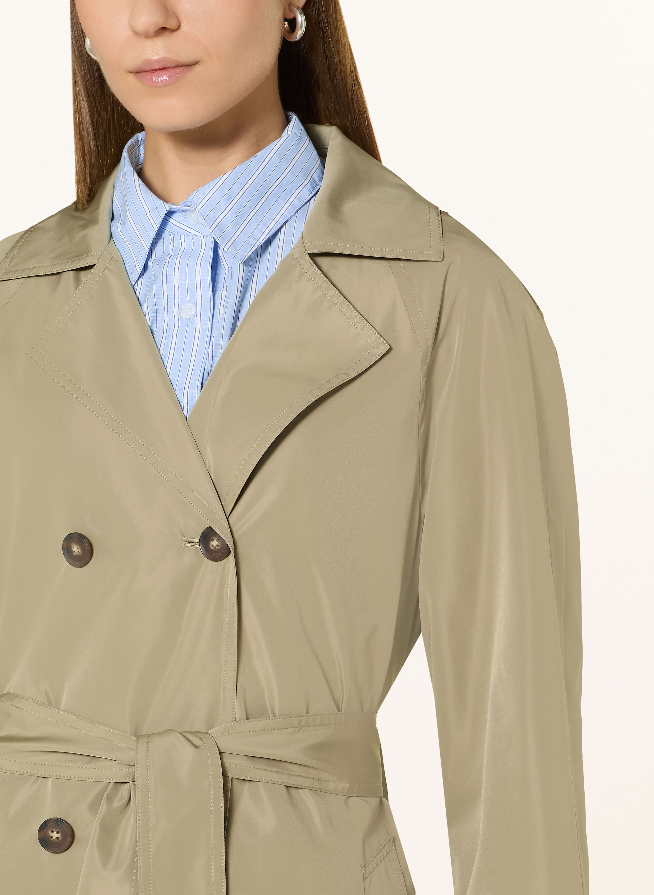 Thumbnail - Oui Trenchcoat braun