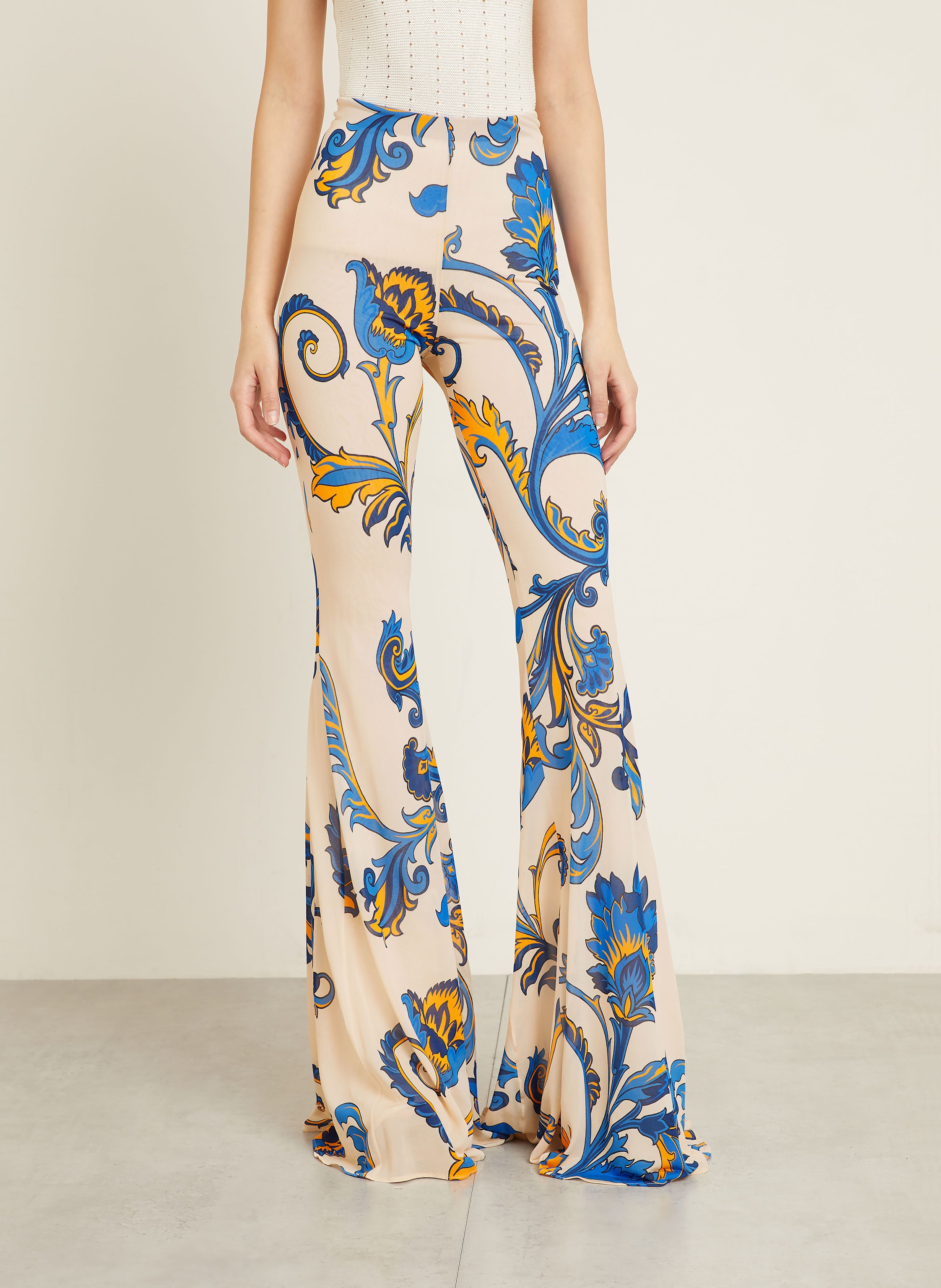 Thumbnail - Etro Marlenehose beige