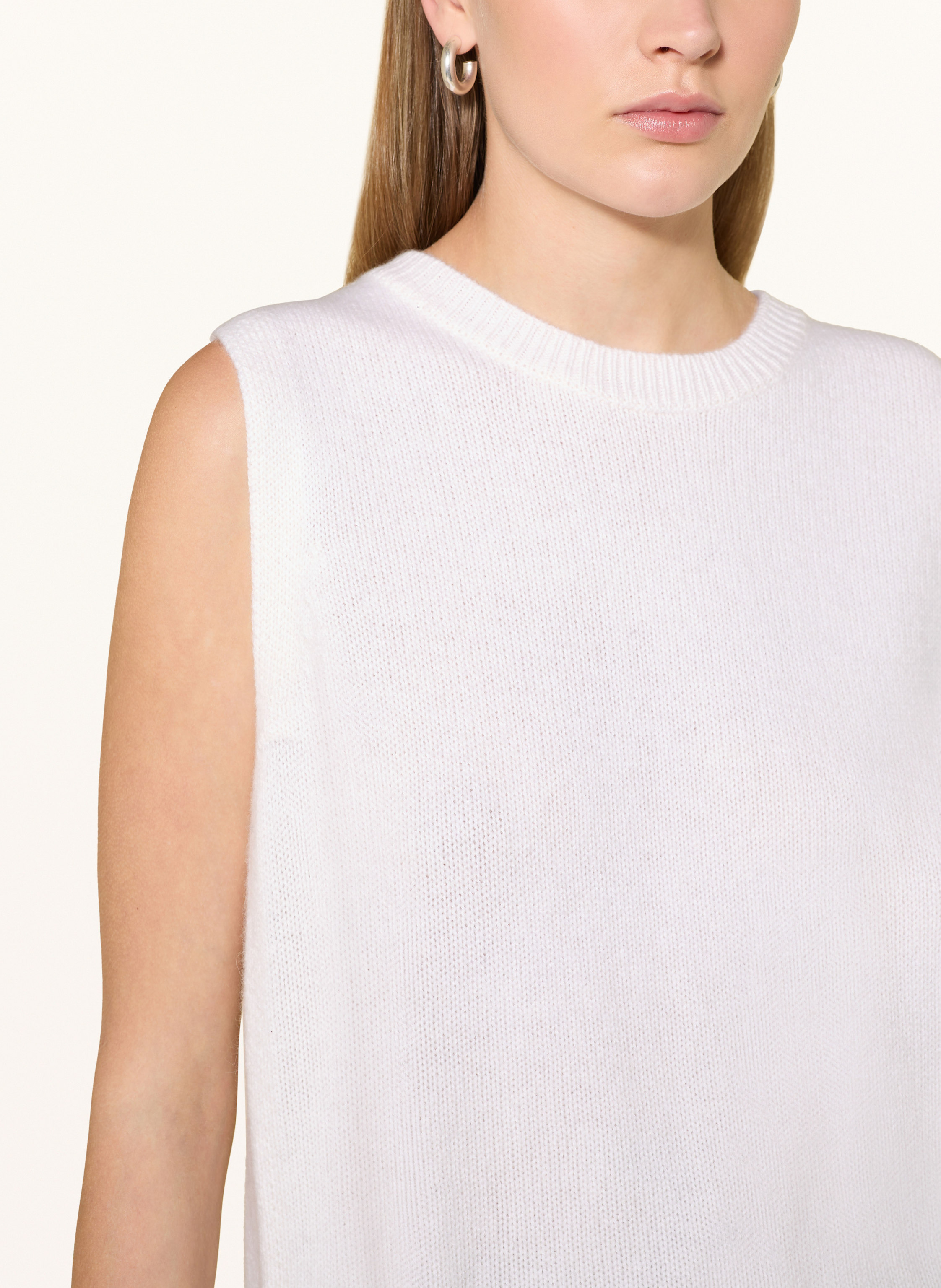 Thumbnail - Darling Harbour Pullunder Mit Cashmere weiss