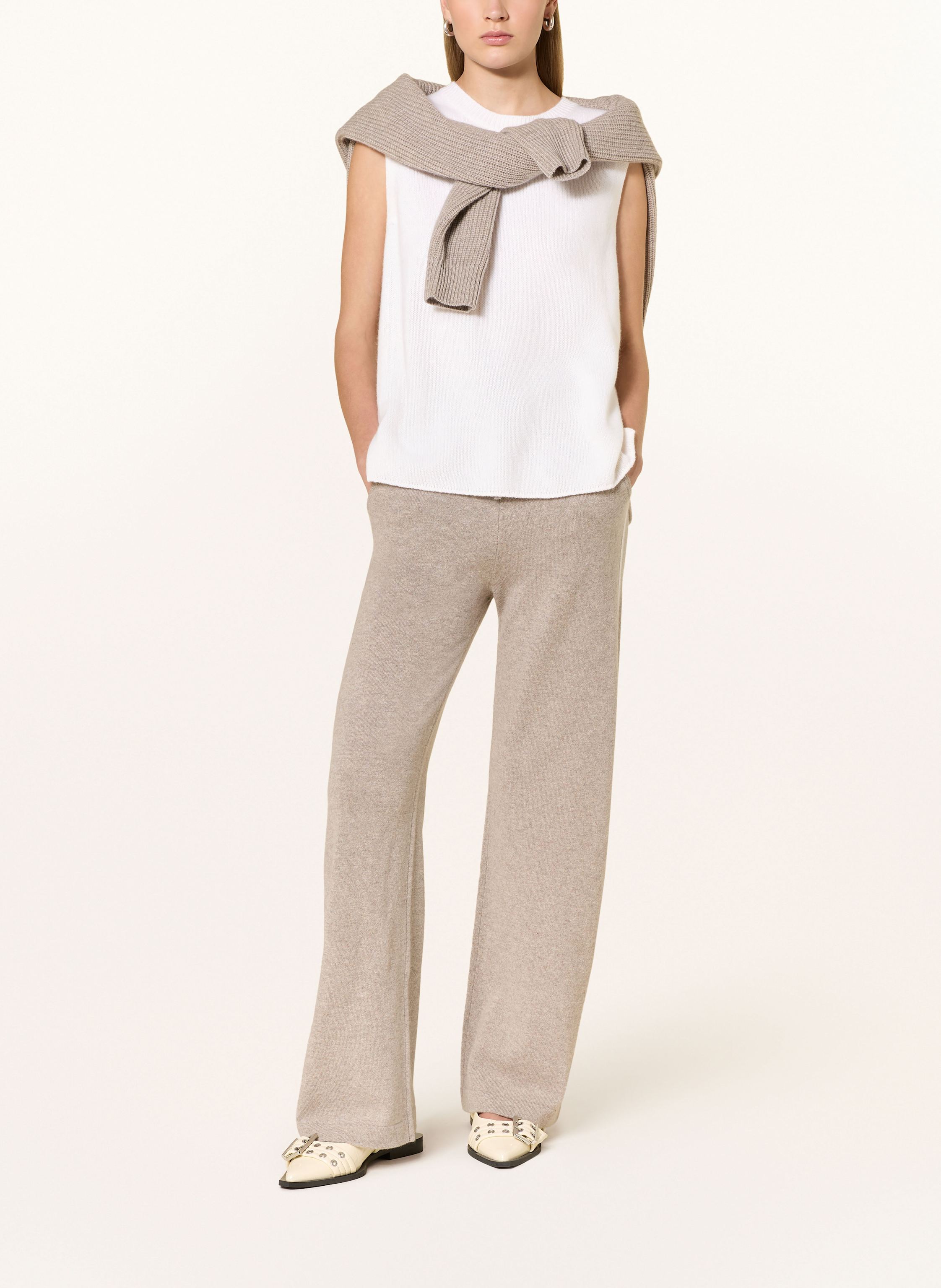 Thumbnail - Darling Harbour Pullunder Mit Cashmere weiss