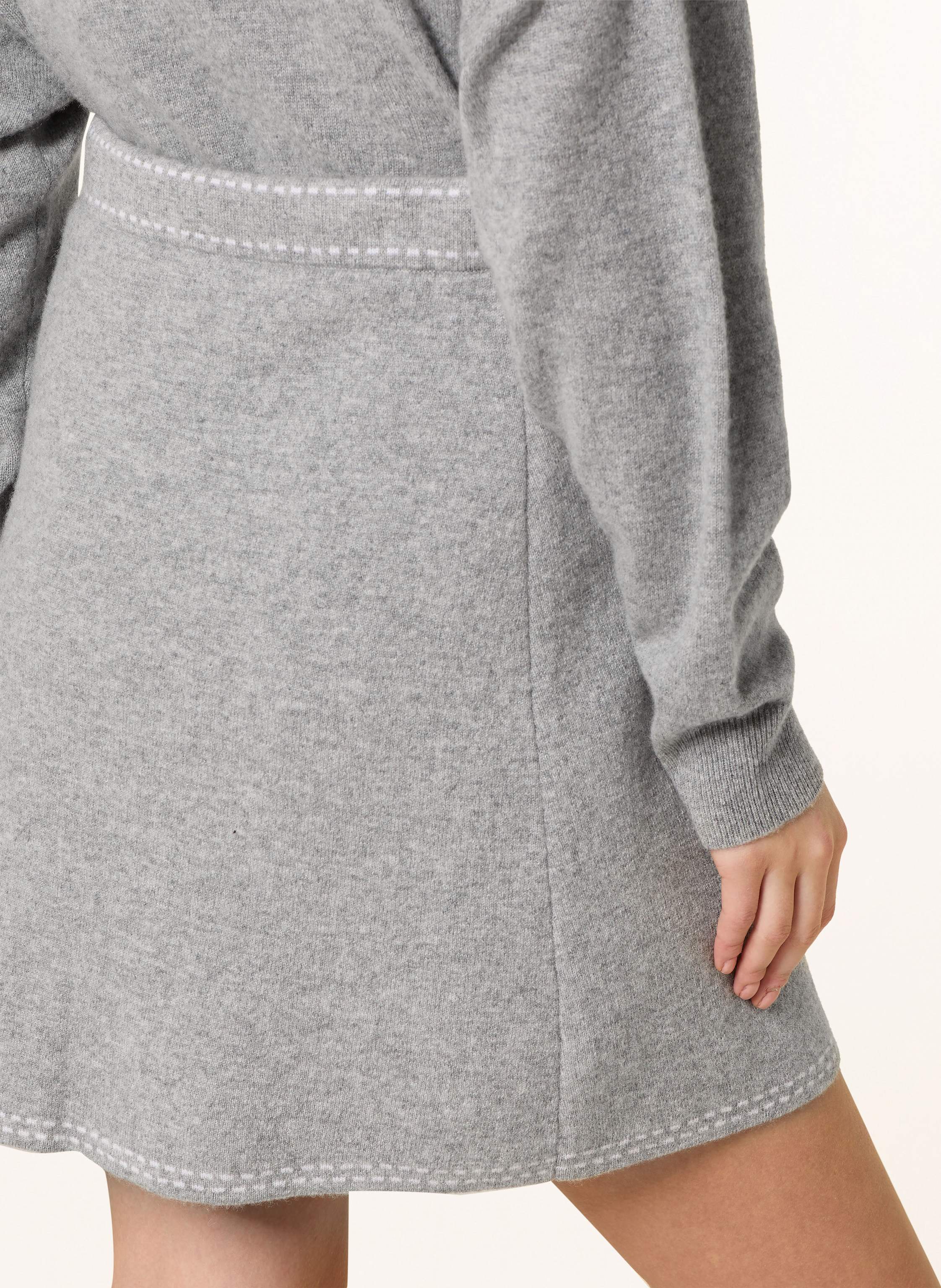 Thumbnail - Darling Harbour Strickrock Mit Cashmere grau