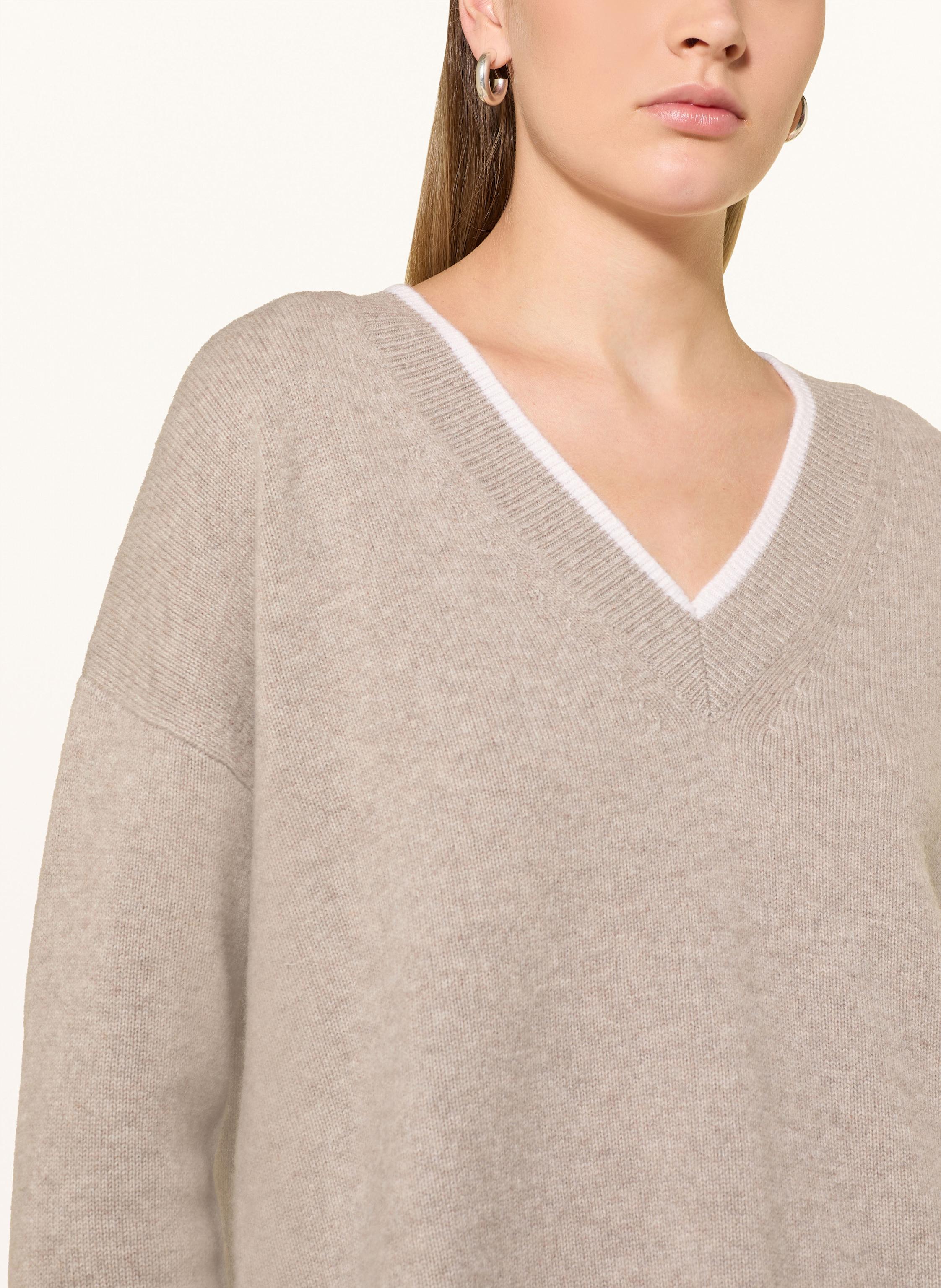 Thumbnail - Darling Harbour Pullover Mit Cashmere beige