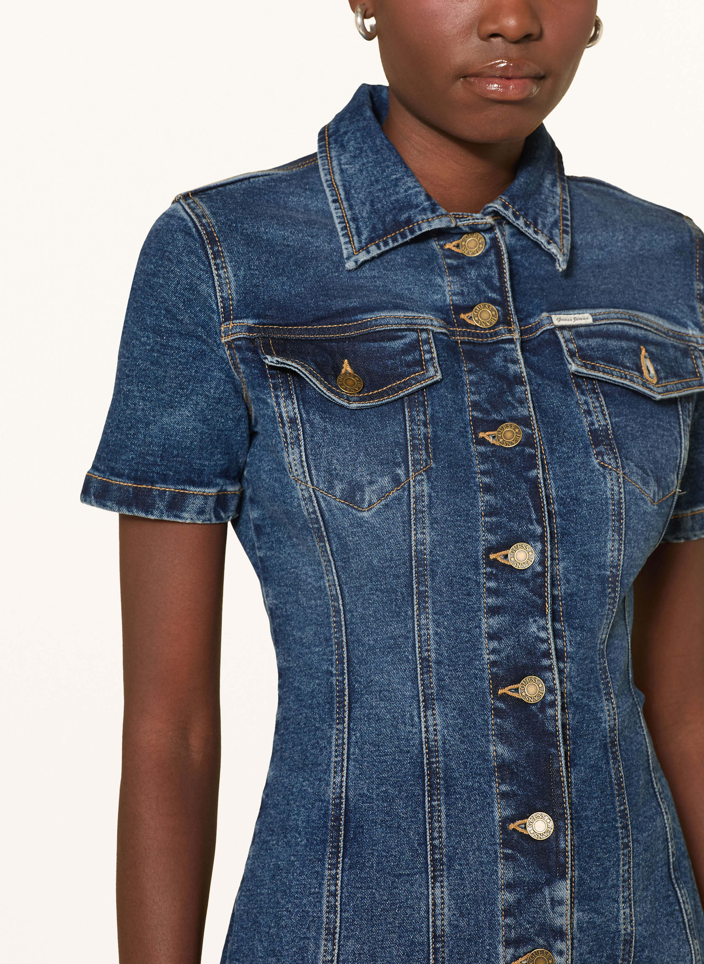 Thumbnail - Guess Jeans Jeanskleid blau