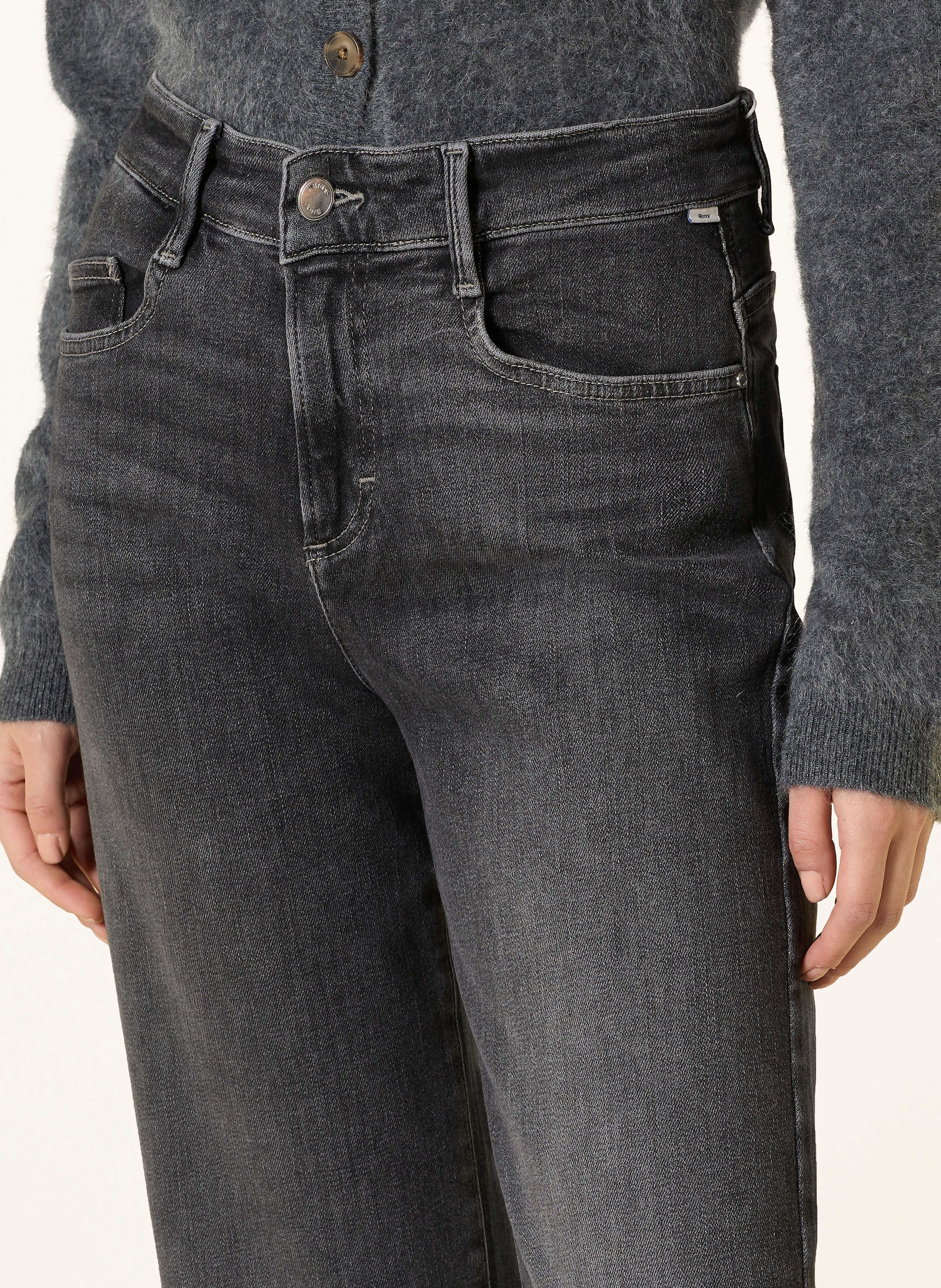 Thumbnail - Brax Wide Leg Jeans Maine grau