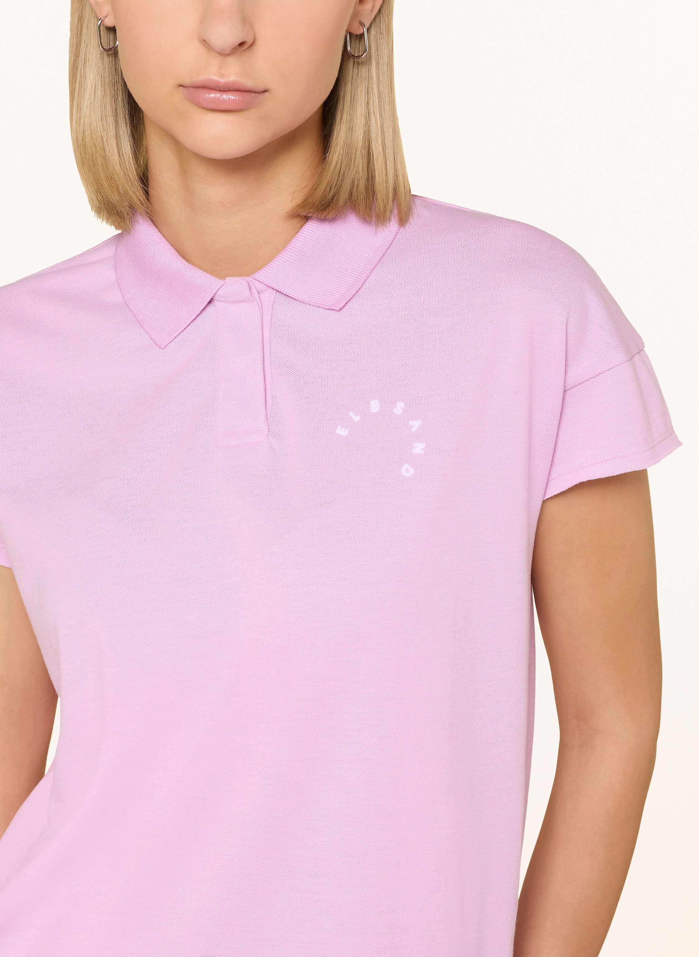 Thumbnail - Elbsand Piqué-Poloshirt rosa